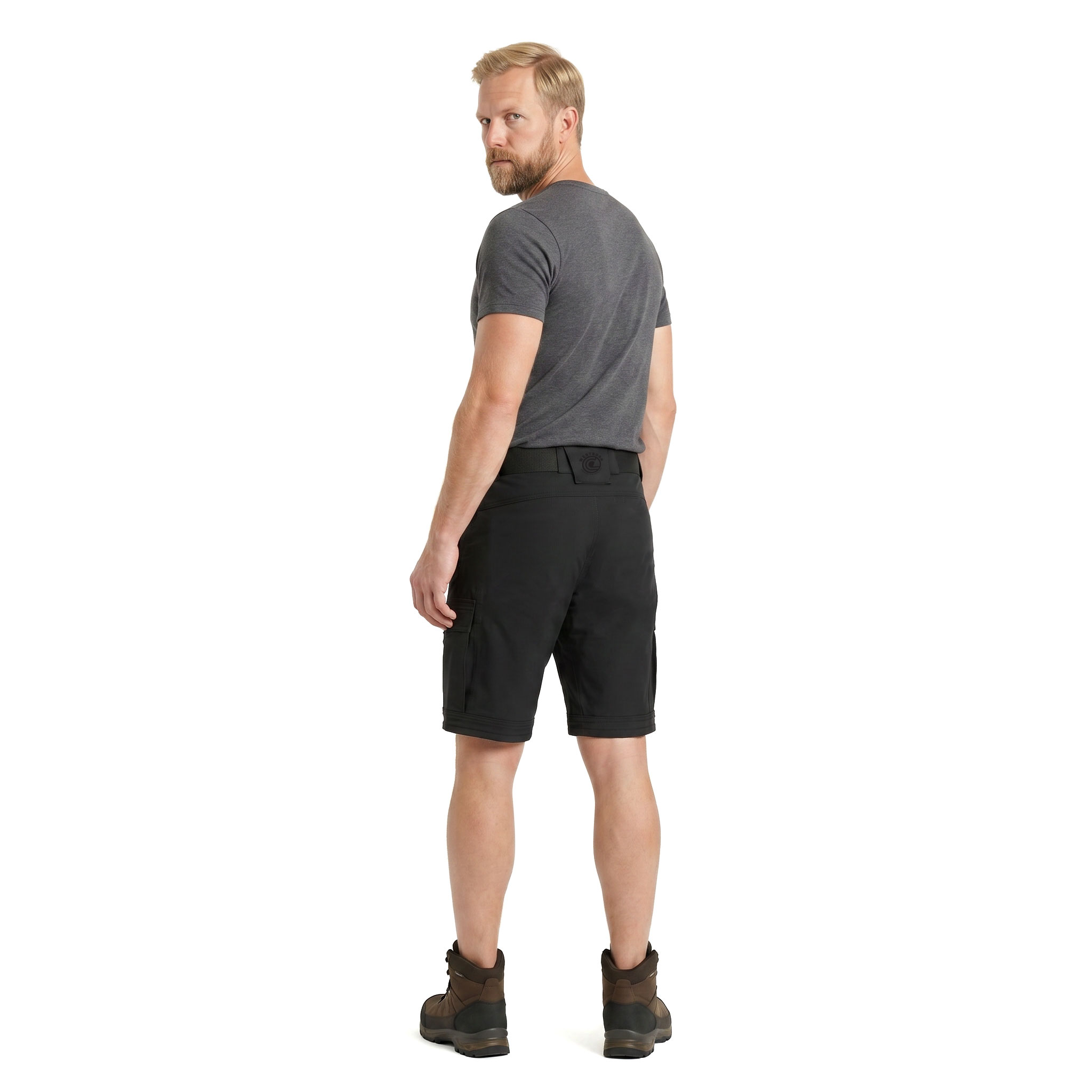 Westborn Active shorts full stretch, Black, large image number 3