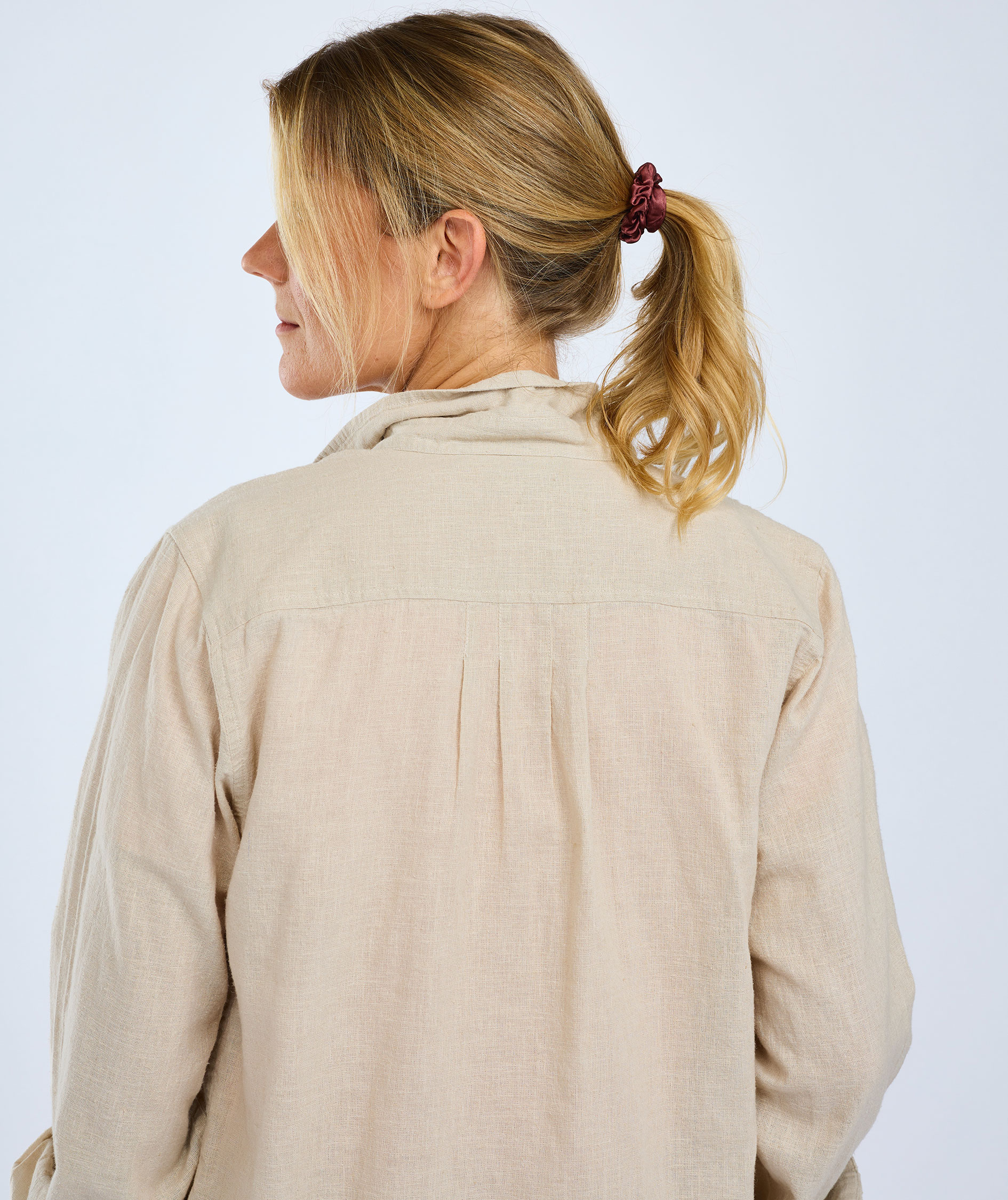 Pinewood V&auml;rnamo InsectSafe dameskjorte, Linen Beige, large image number 5
