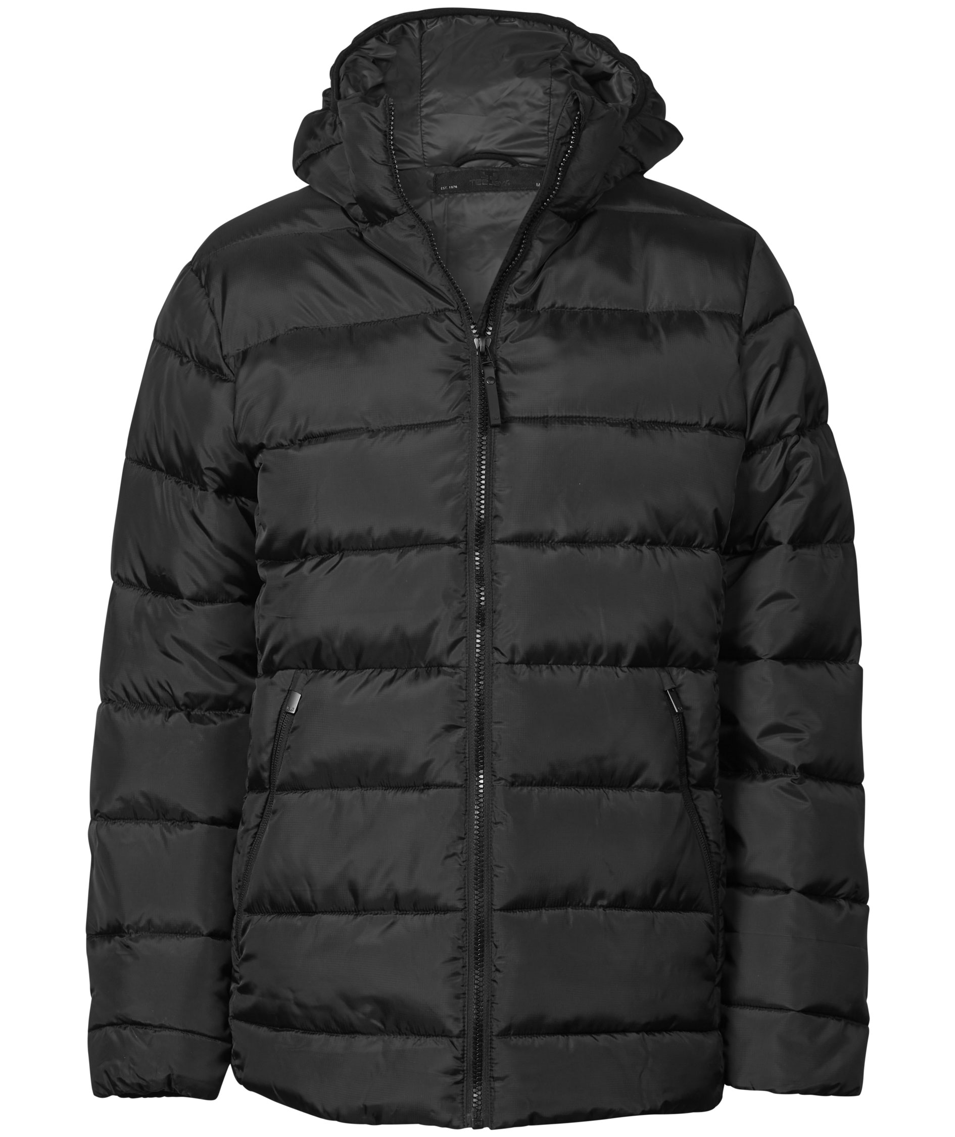 Tee Jays Lite Hooded jacka dam, Svart, large image number 0