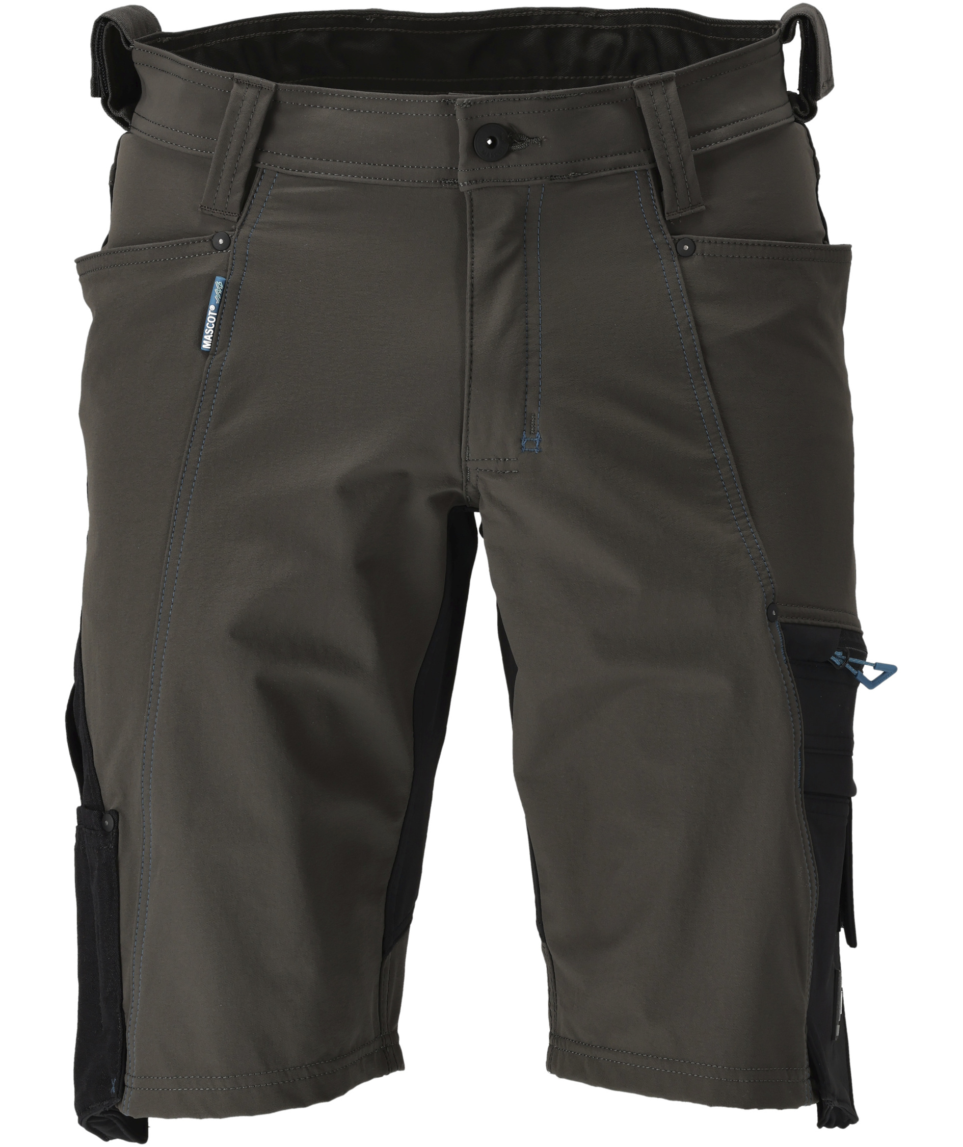 Mascot Advanced arbeidsshorts full stretch, M&oslash;rk Antrasitt/Svart, M&oslash;rk Antrasitt/Svart, swatch