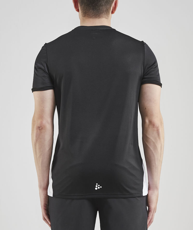 Craft Pro Control Impact T-shirt, Sort/Hvid, large image number 2