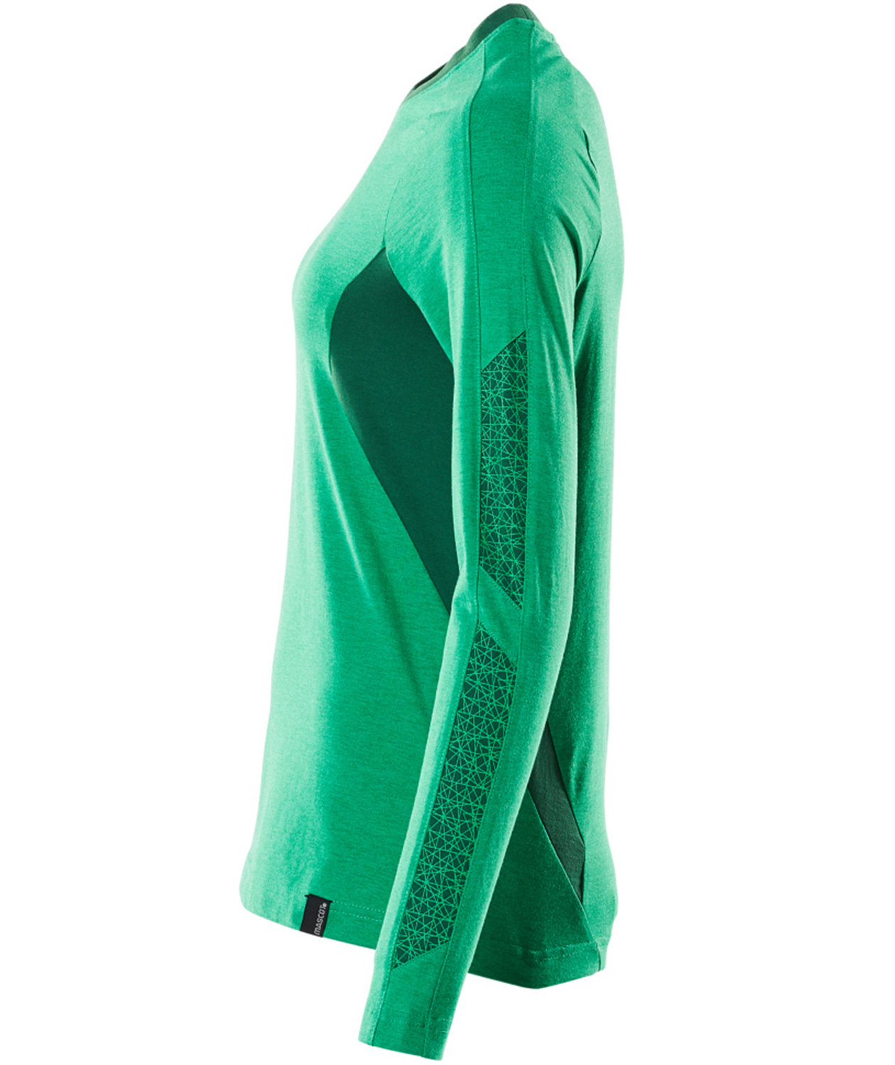 Mascot Accelerate l&aring;ng&auml;rmad T-shirt dam, Gr&auml;sgr&ouml;n/gr&ouml;n, large image number 3