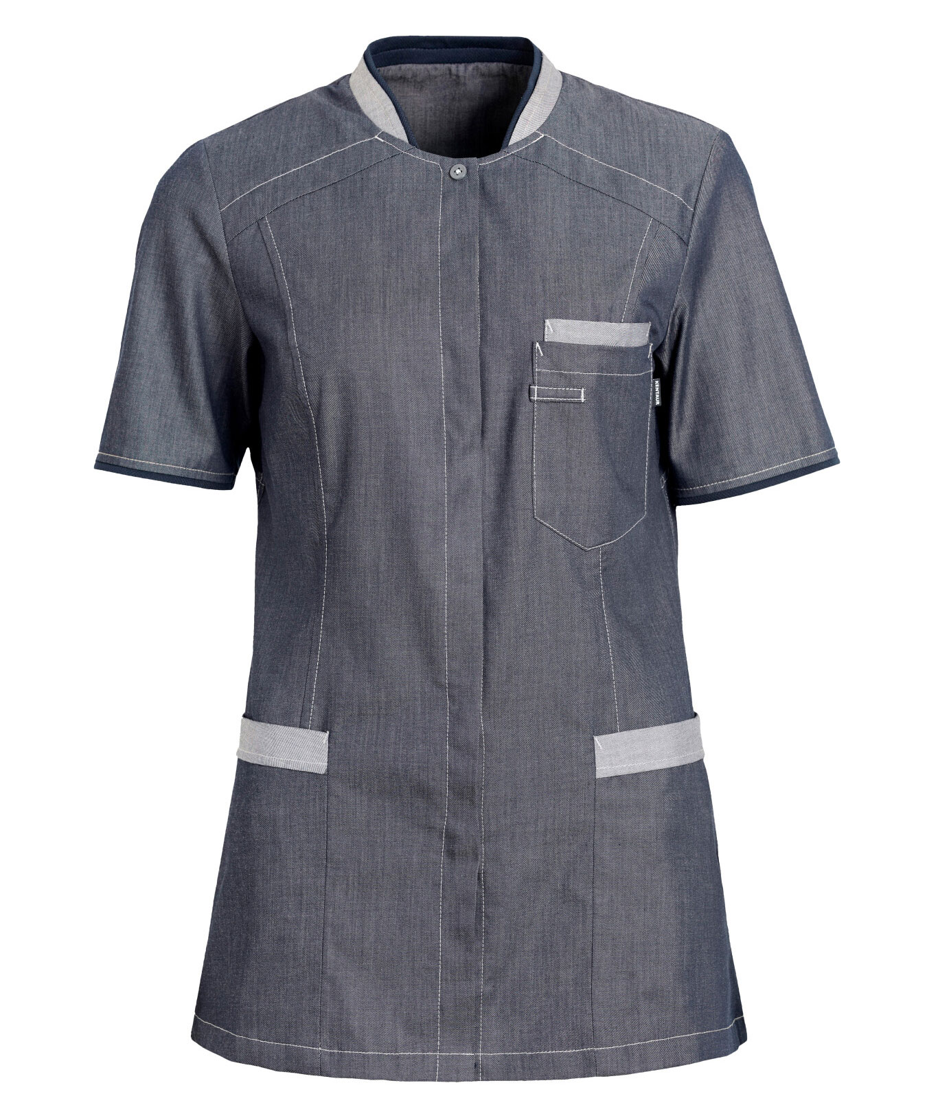 Kentaur women's short-sleeved shirt, Dark Ocean, large image number 0