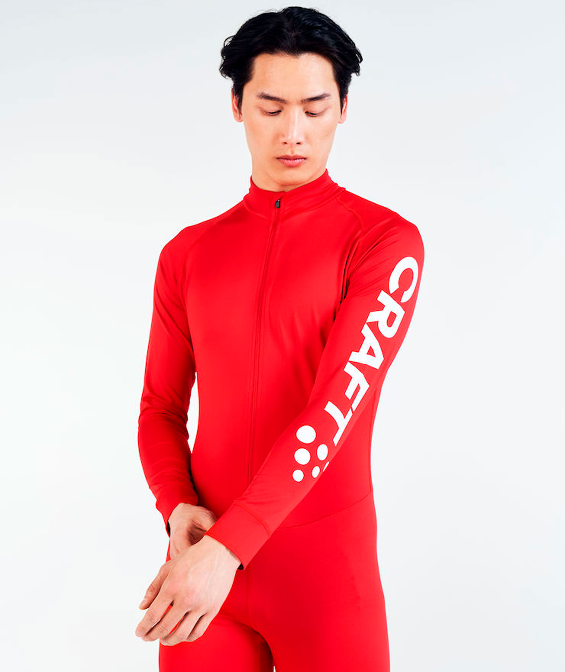 Craft ADV Nordic Ski Club Baselayer-Set, Bright red, large image number 3