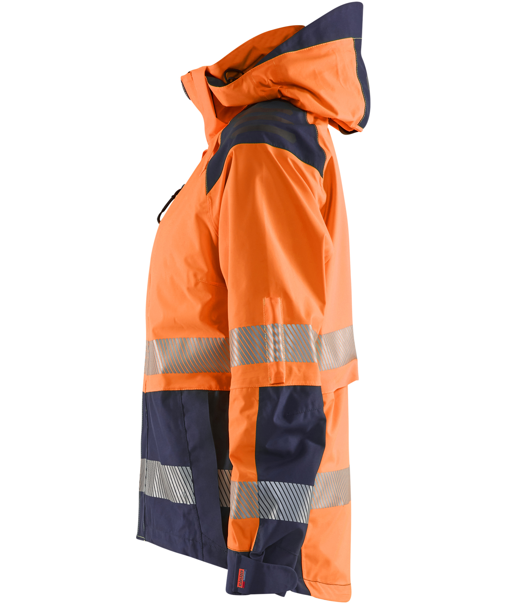 Bl&aring;kl&auml;der women's shell jacket, Hi-Vis Orange/Navy, large image number 4