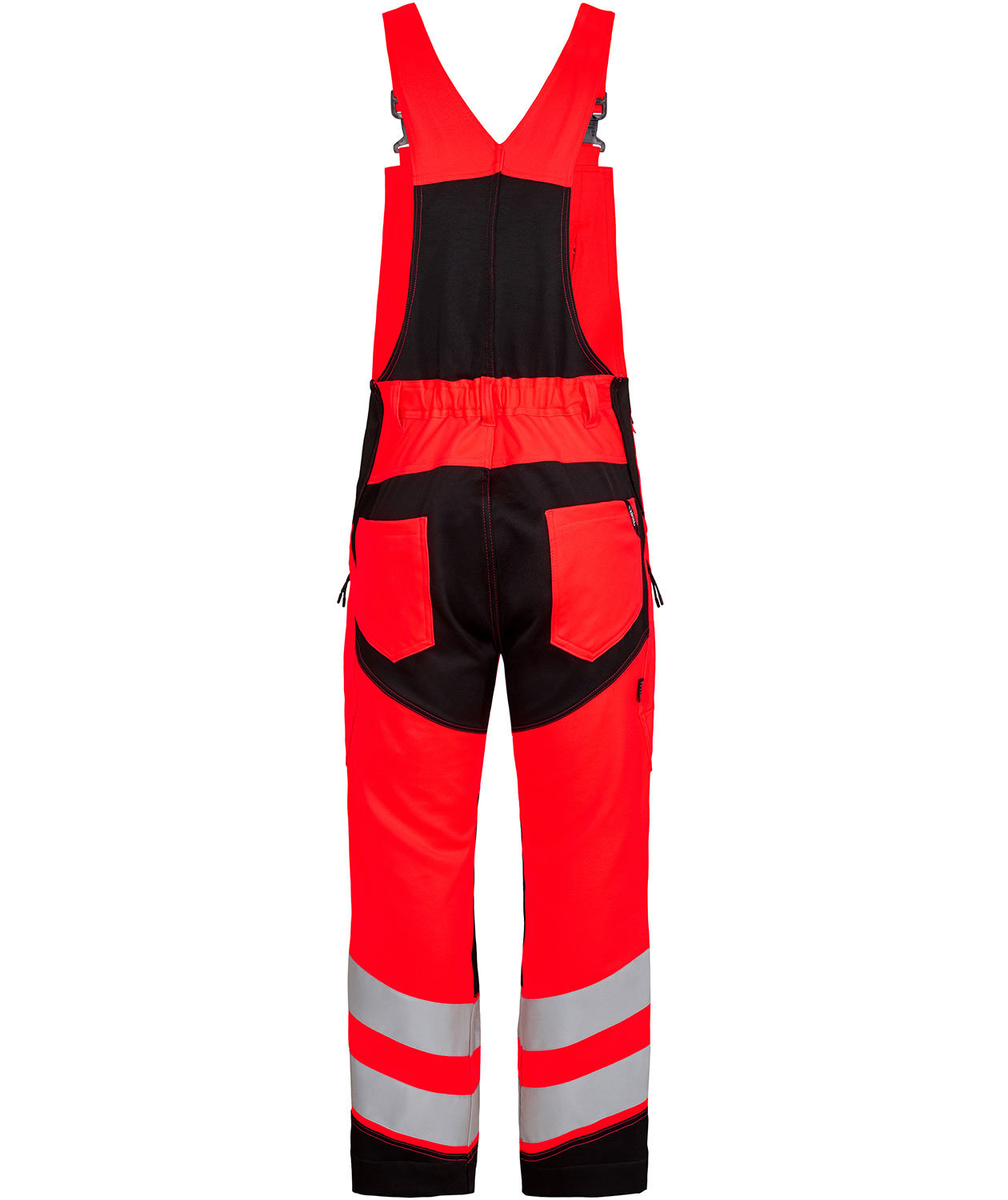 Engel Safety h&auml;ngselbyxa, Varsel R&ouml;d/Svart, large image number 1