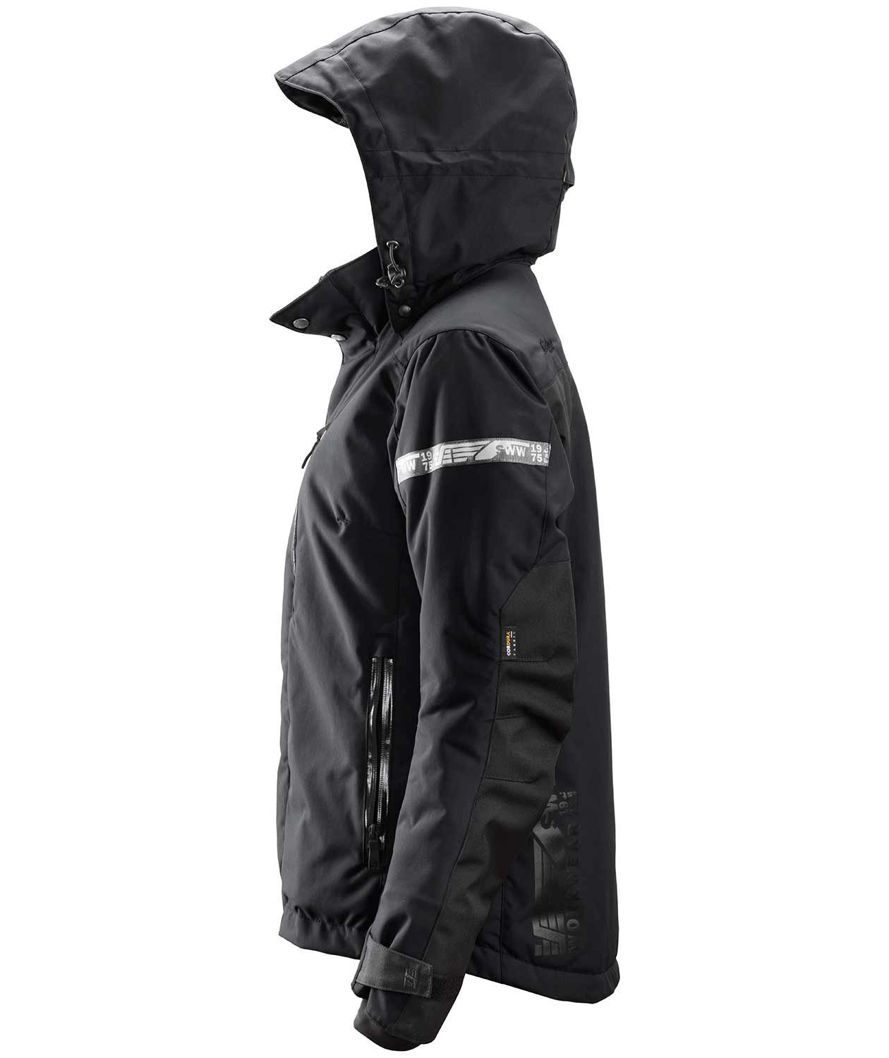 Snickers AllroundWork 37.5&reg; dame vinterjakke 1127, Svart, large image number 3