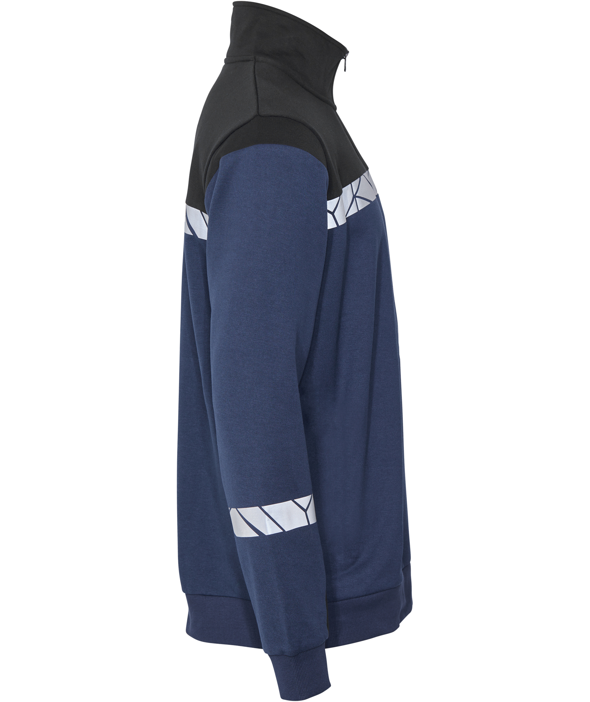 ProJob half zip sweatshirt 7102, Marine/Sort, large image number 3
