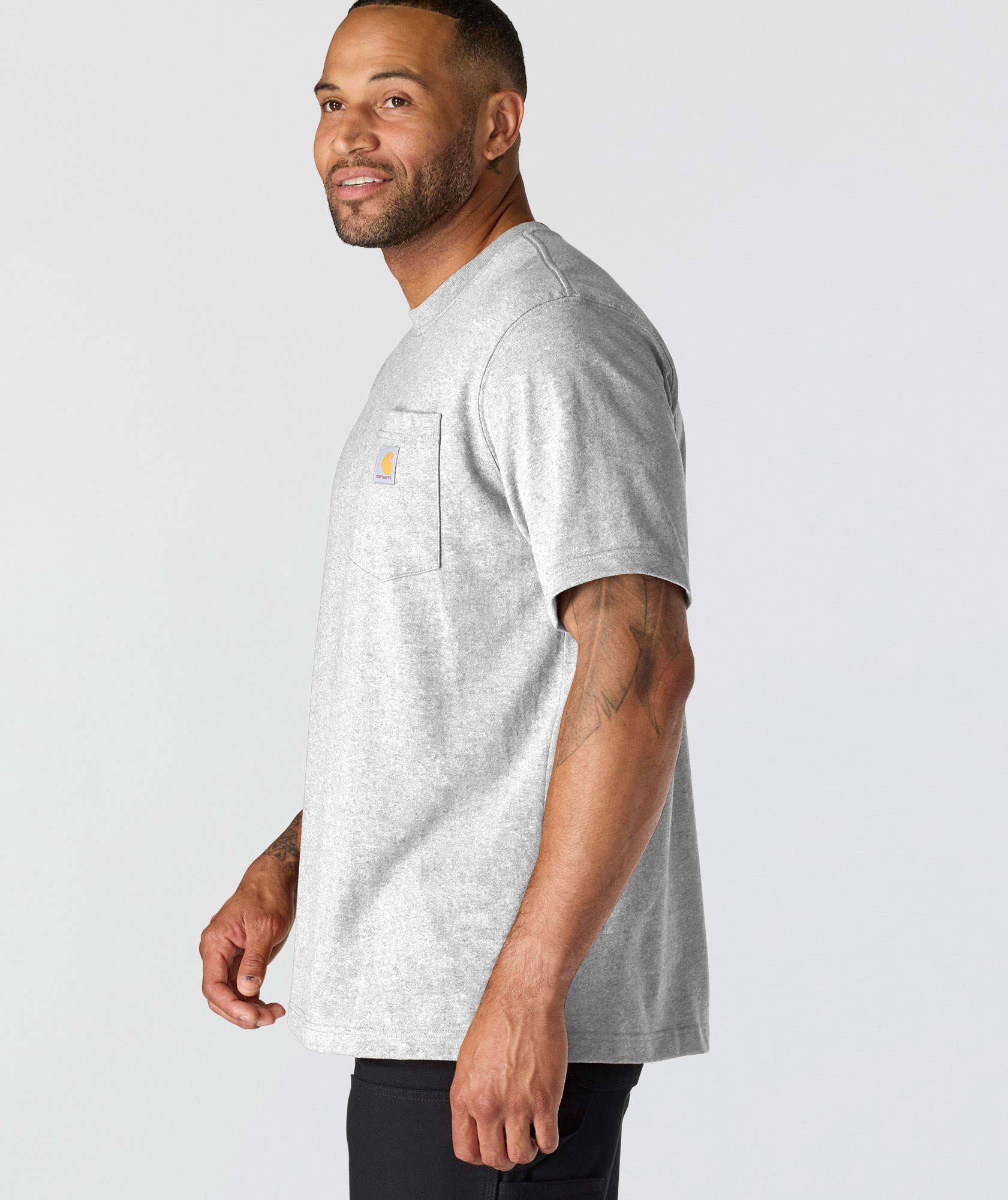 Carhartt Dearborn T-shirt, Heather Gray, large image number 5