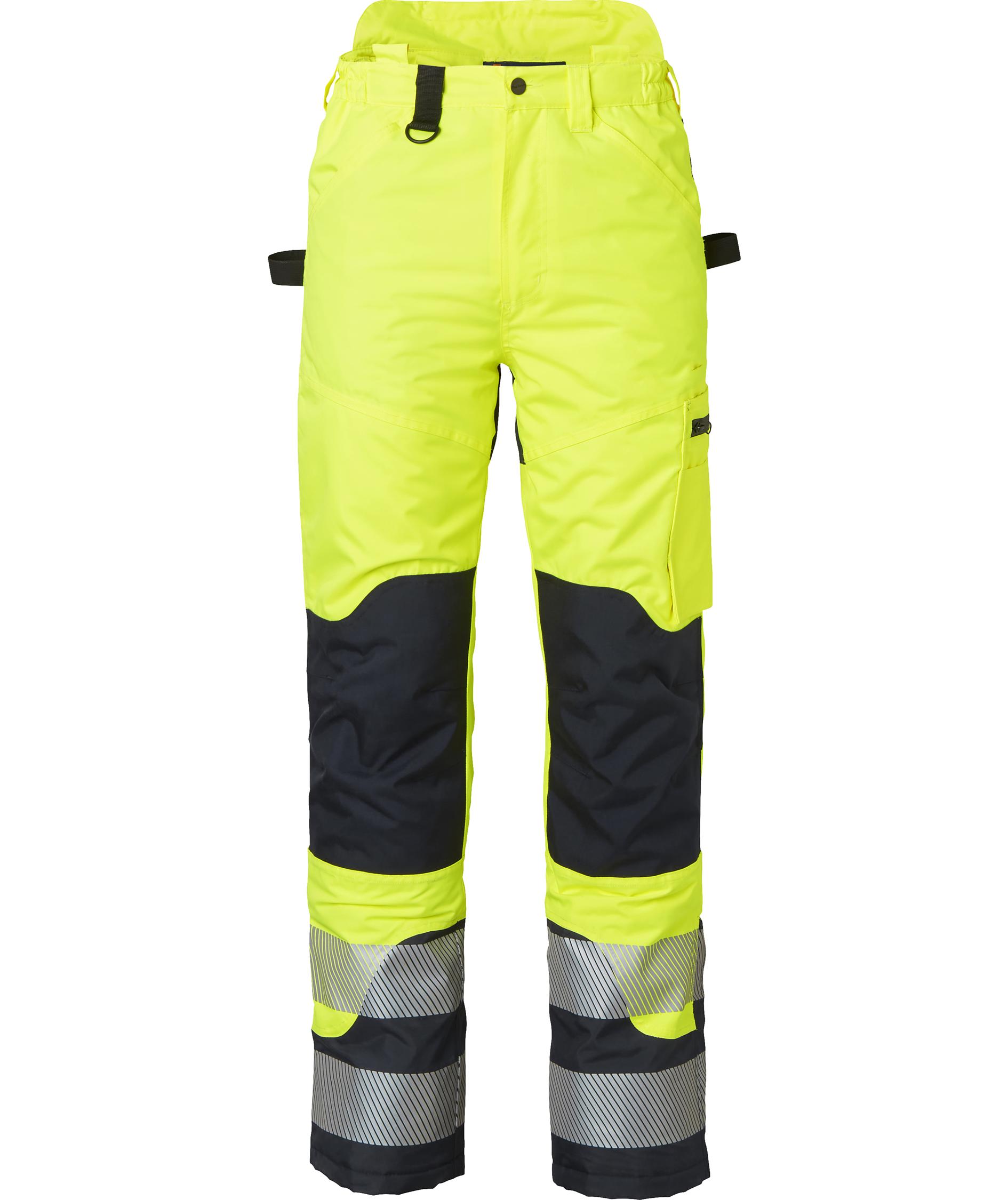 Top Swede winter trousers 121, Hi-Vis Yellow/Navy, large image number 4