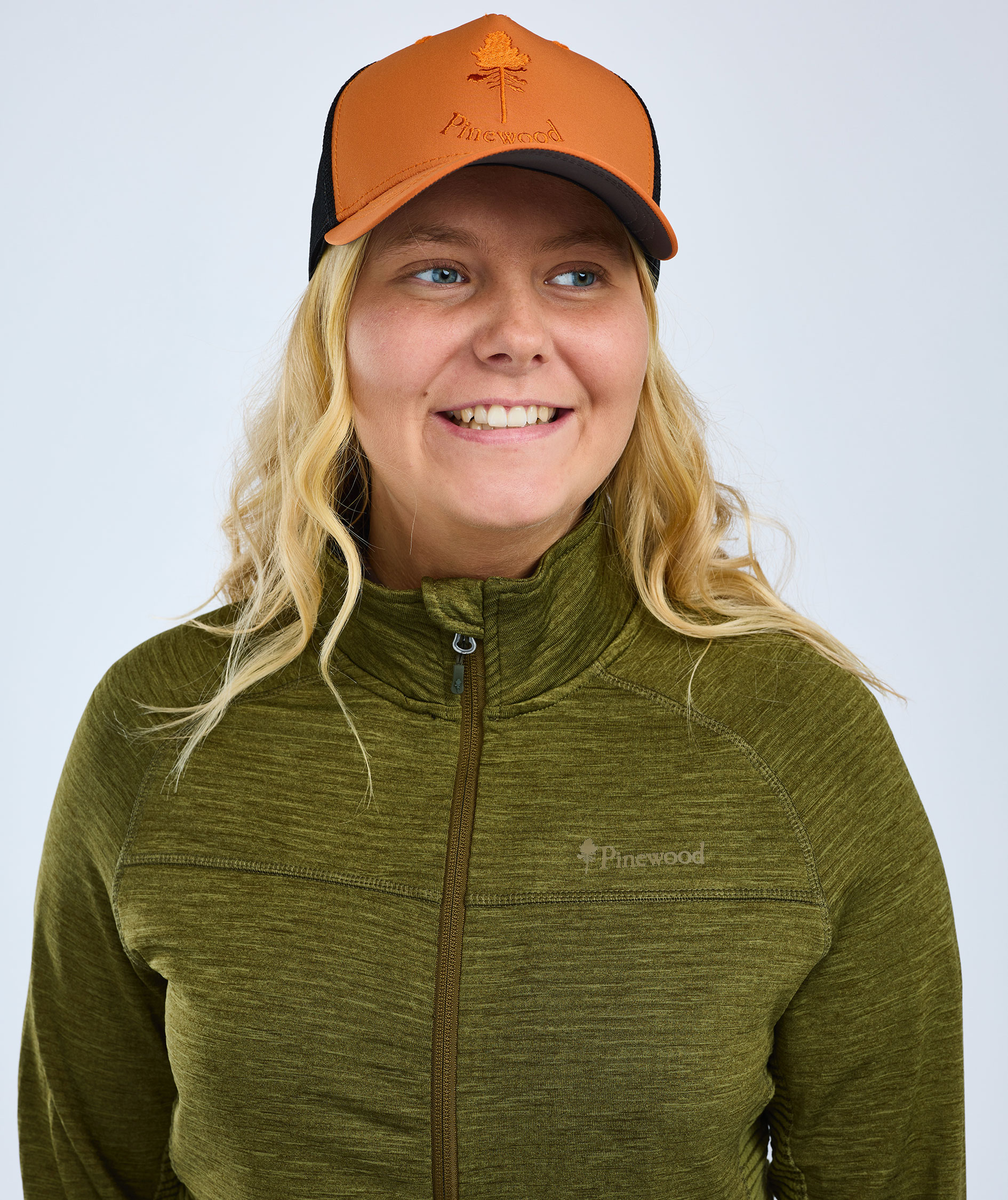 Pinewood&nbsp;Abisko dame fleecejakke, Olive green, large image number 6