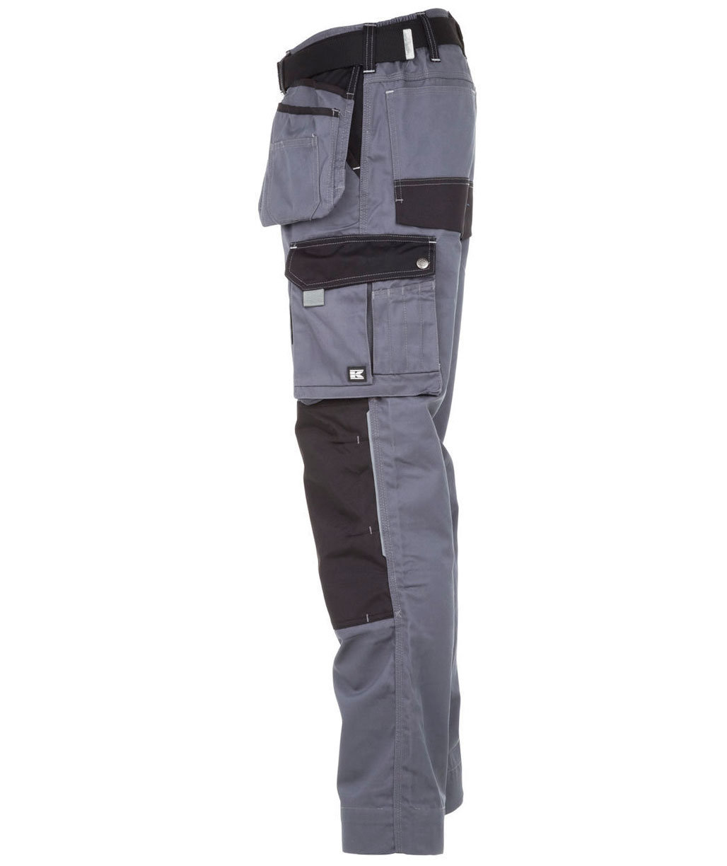 Kramp Original h&aring;ndverksbukse, Gr&aring;/Svart