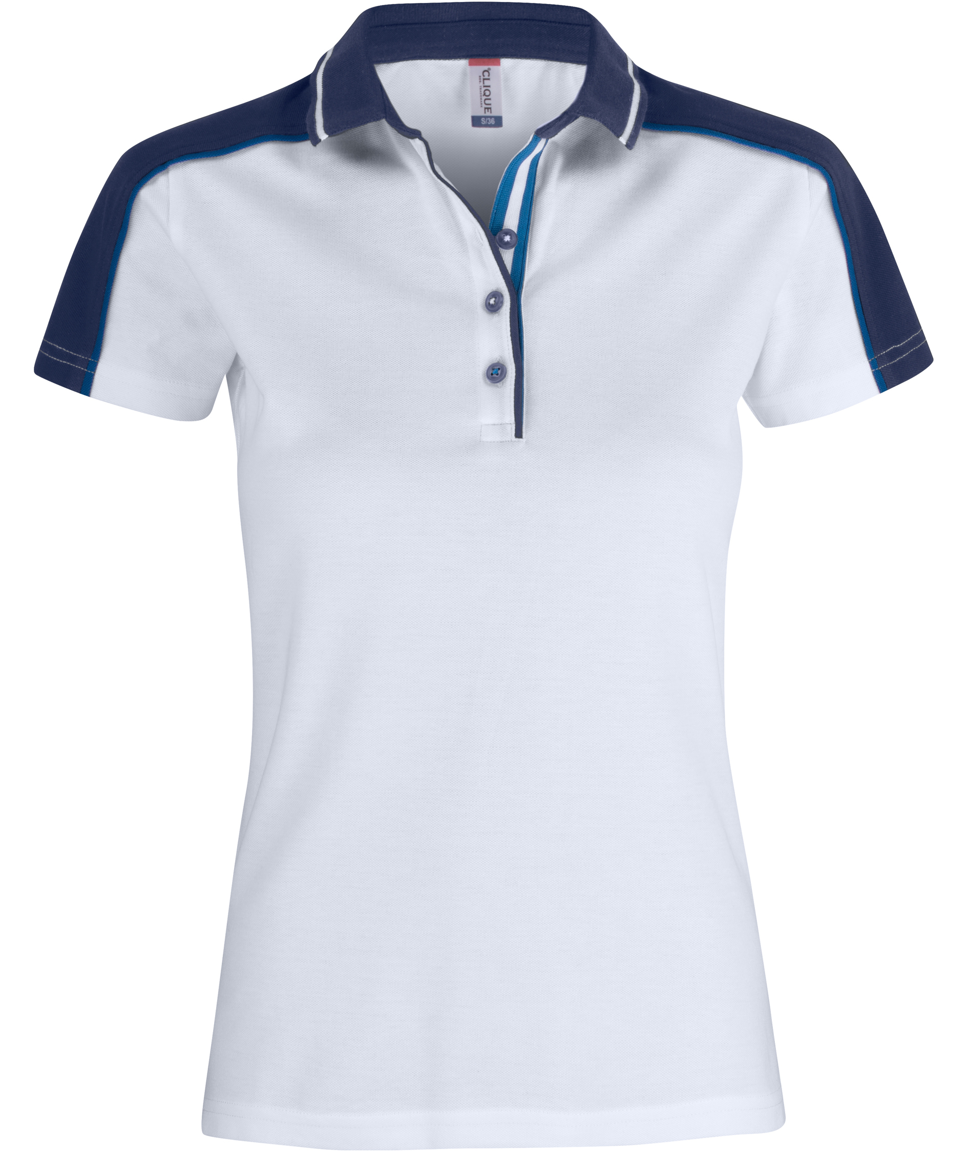 Clique Pittsford dame polo T-shirt, White , large image number 0