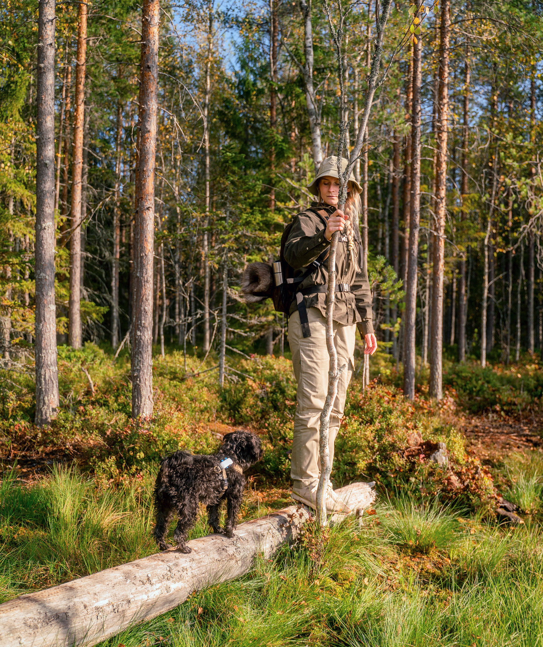 Pinewood Finnveden Outdoor damebukser, Light Khaki