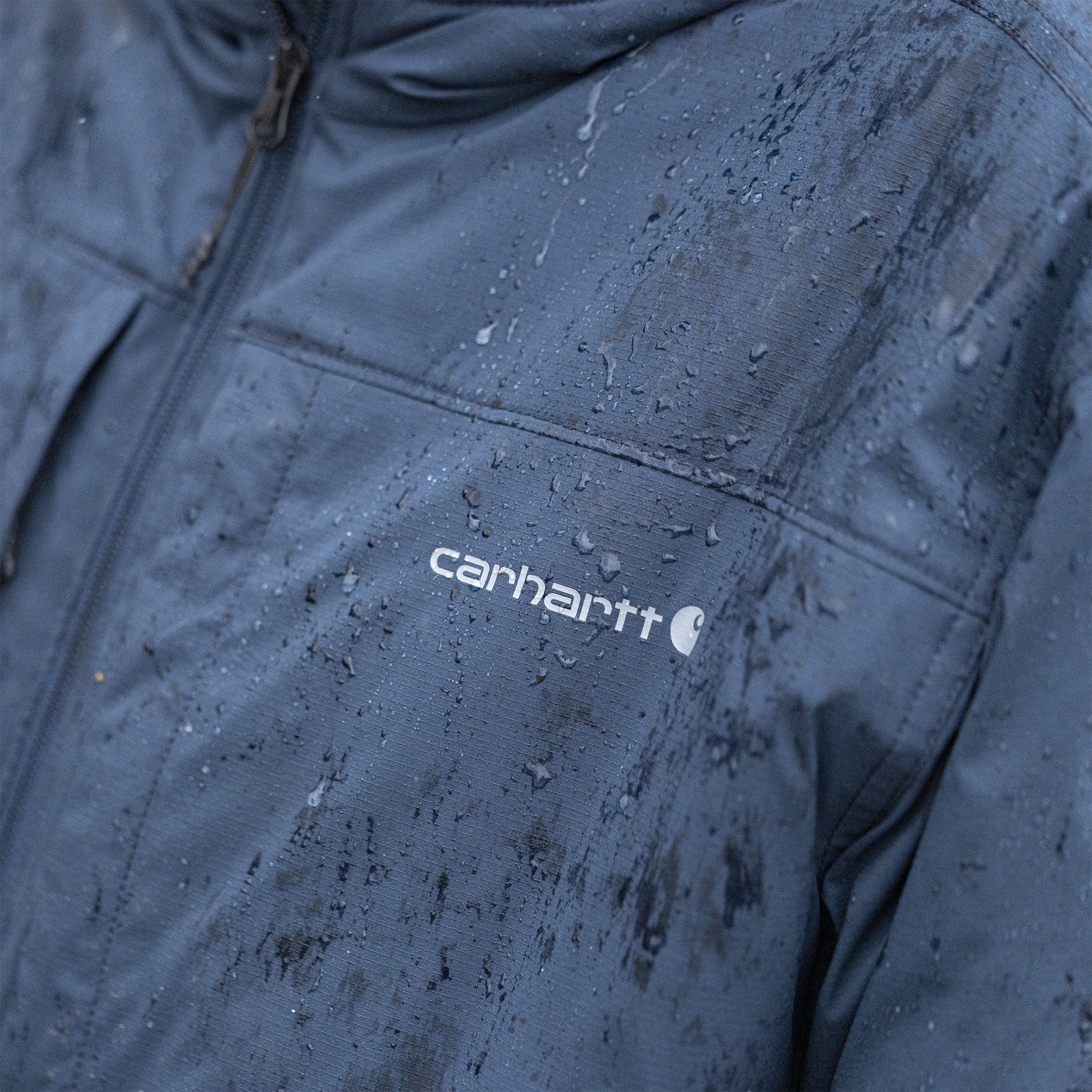 Carhartt Rugged Flex vadderad jacka, Deep Smoke Blue, large image number 4