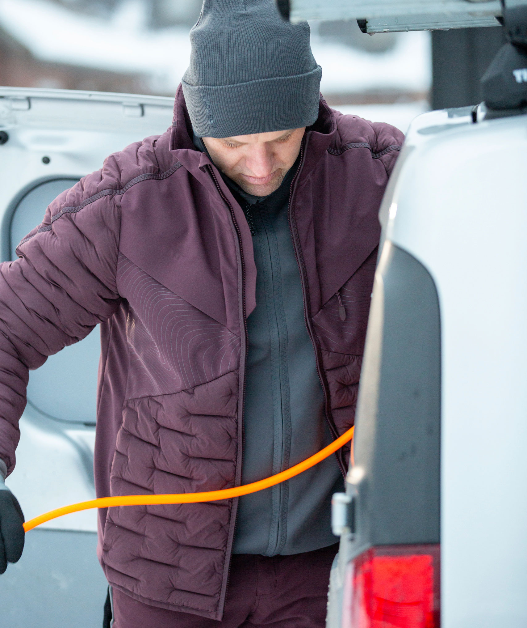 Mascot Customized vatteret jakke, Bordeaux, large image number 2