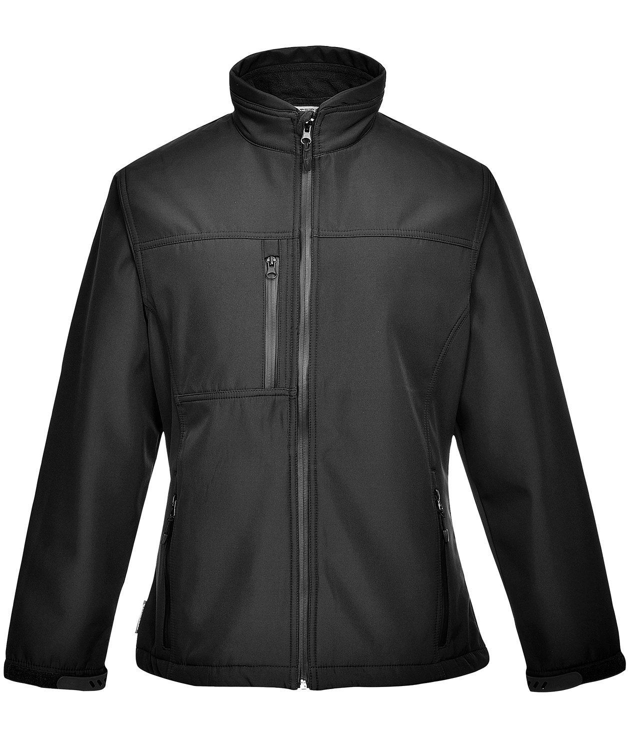 Portwest Charlotte Damen Softshelljacke, Schwarz