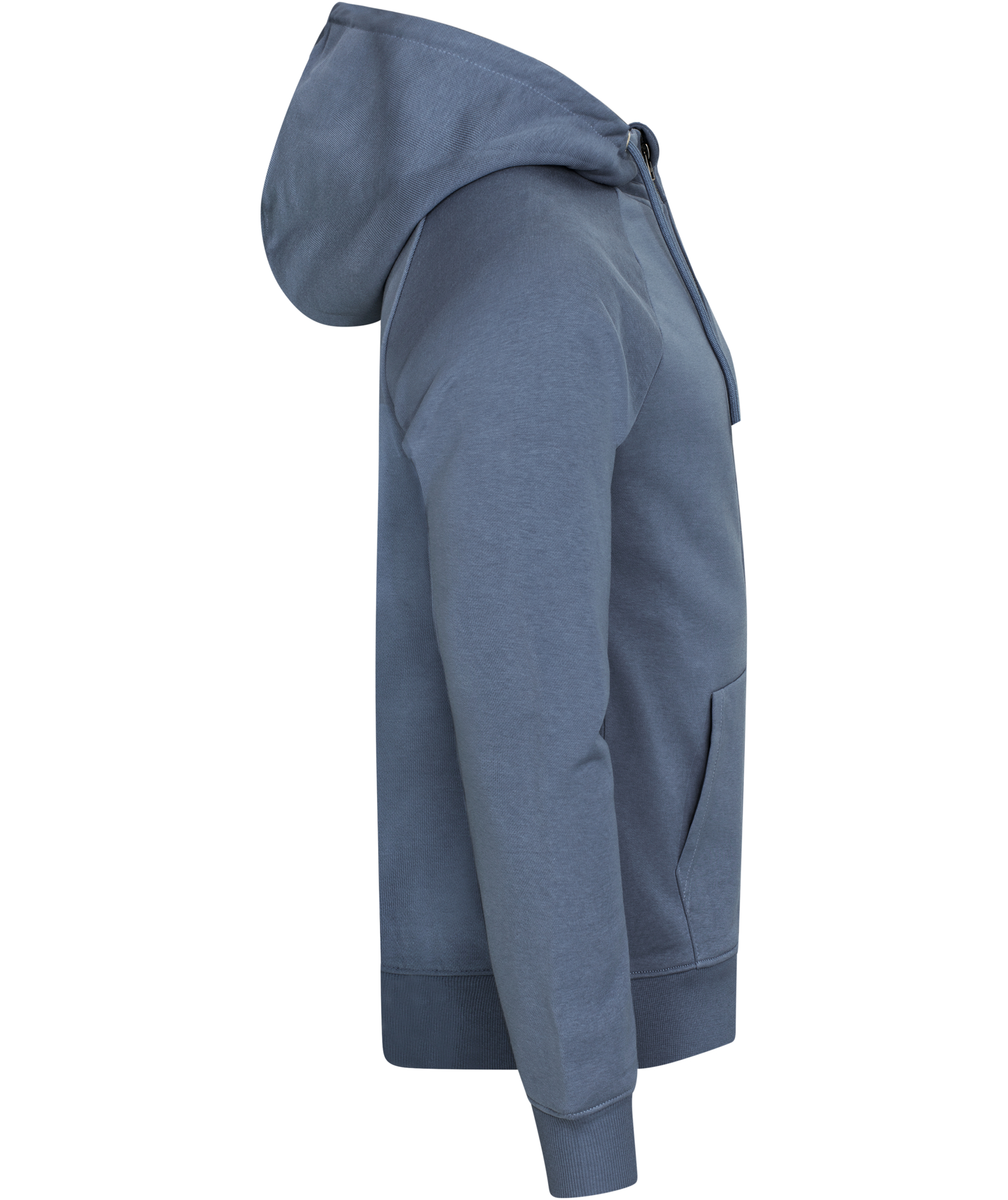 Clique Miami PRO hoodie med dragkedja, Steel Blue, large image number 2
