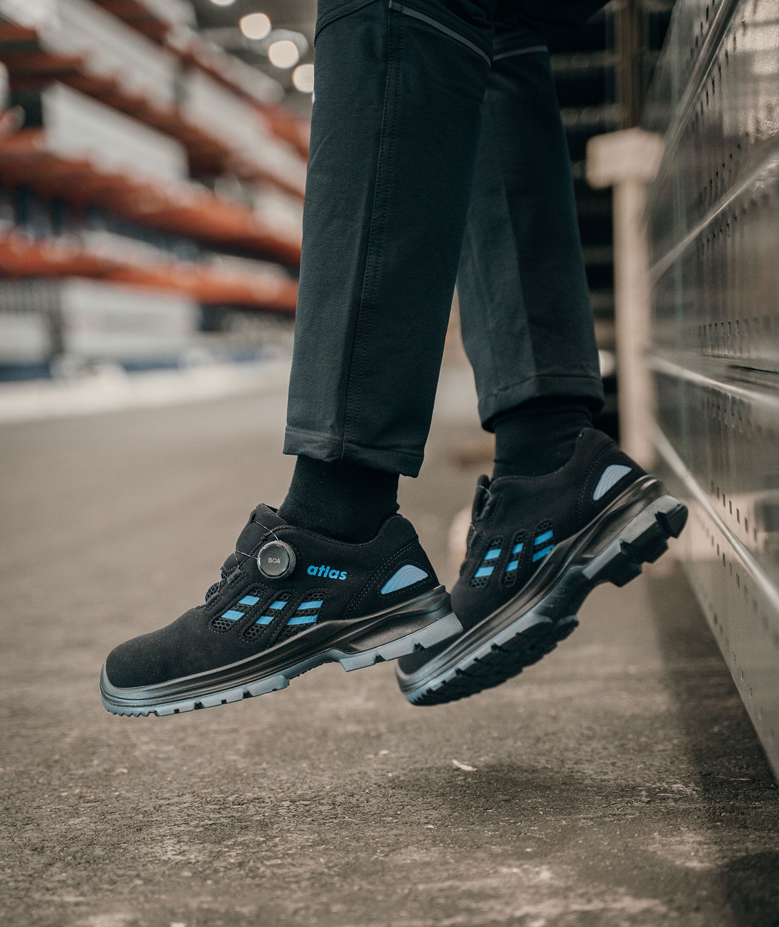 Atlas Flash 3405 XP vernesko S1P, Black/Blue, large image number 3