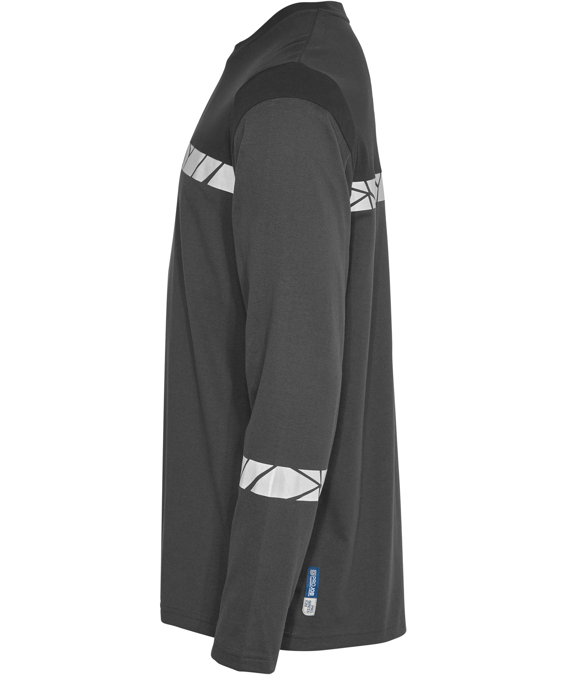 ProJob long-sleeved T-shirt 7002, Grey/Black, large image number 3