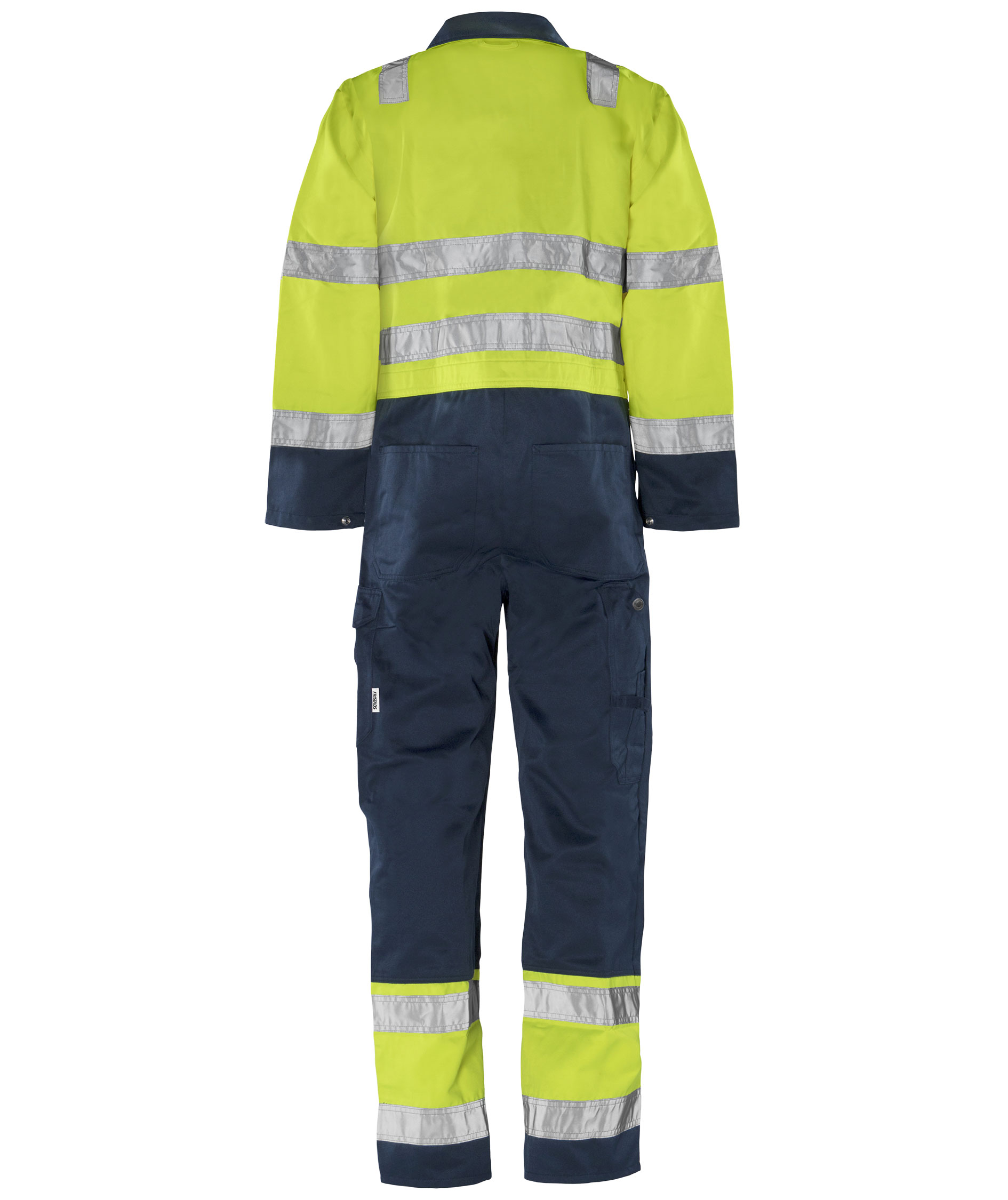Fristads arbejdskedeldragt, Hi-Vis gul/marine, large image number 1