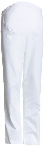 Nybo Workwear Club classic pregnancy trousers, White, large image number 0