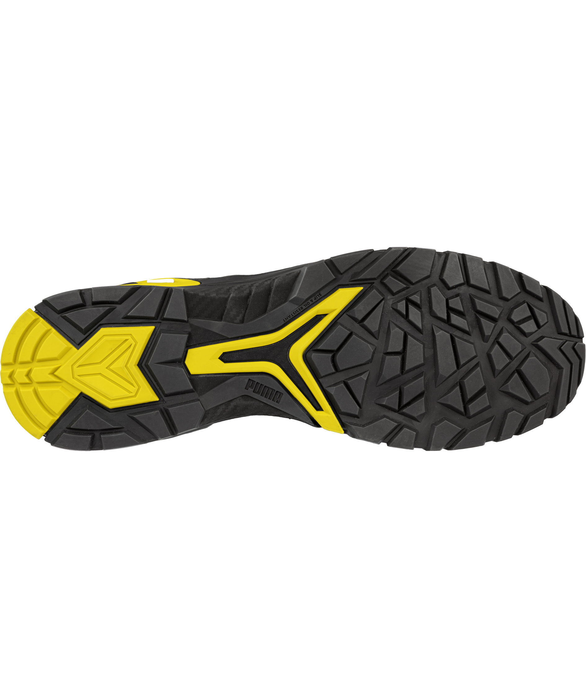 Puma Amsterdam Low safety shoes S3L, Black/Yellow, large image number 5