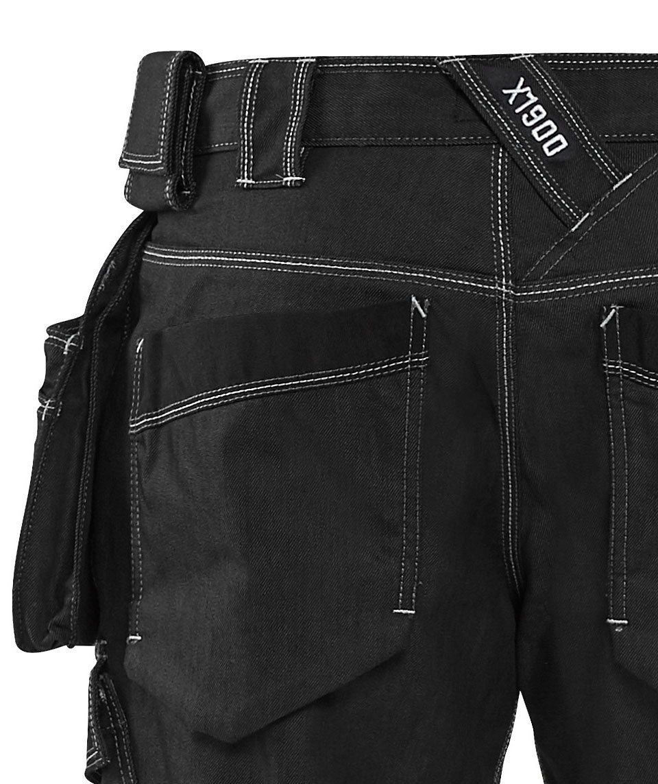 Bl&aring;kl&auml;der craftsman trousers X1900, Black, large image number 3