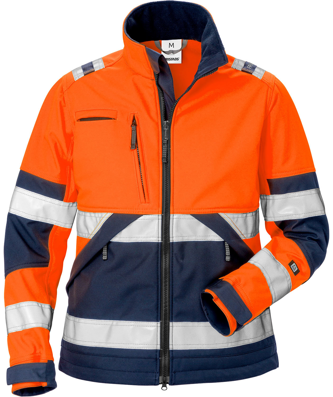 Fristads dame softshelljakke 4183, Hi-vis&nbsp;Orange/Marine