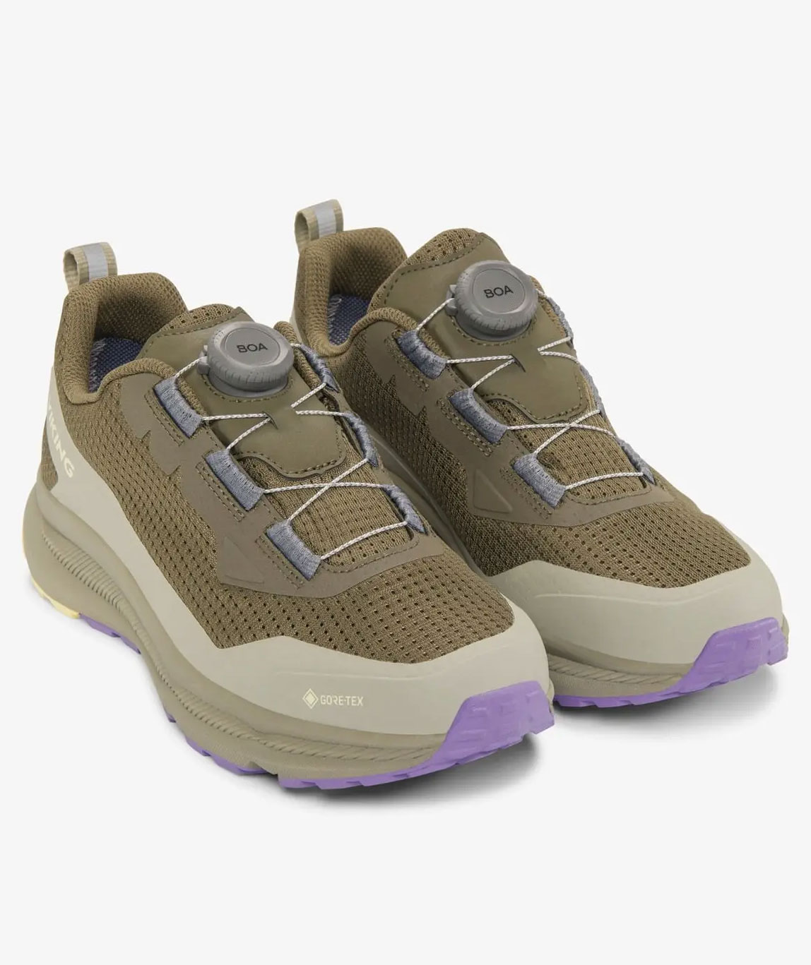 Viking Motion Low BOA W women's sneakers, Olive/Lilac