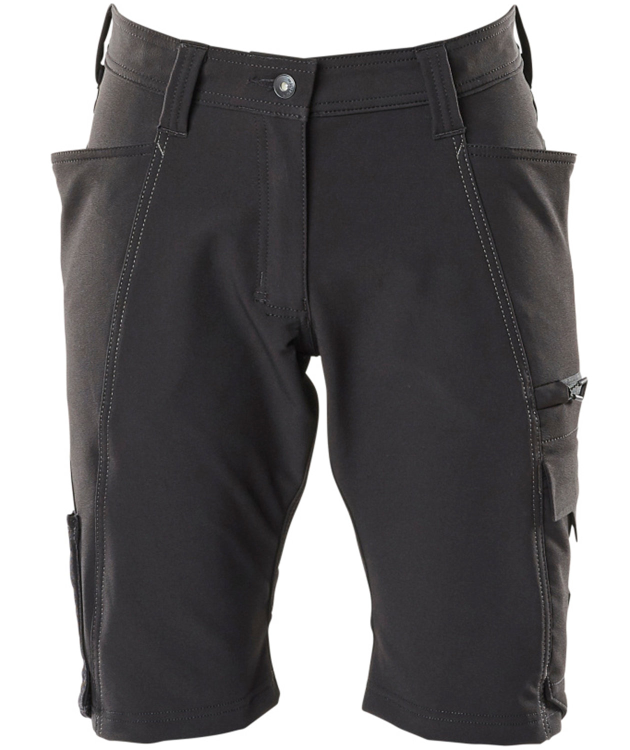 Mascot Accelerate diamond fit dame serviceshorts full stretch, Svart, Svart, swatch