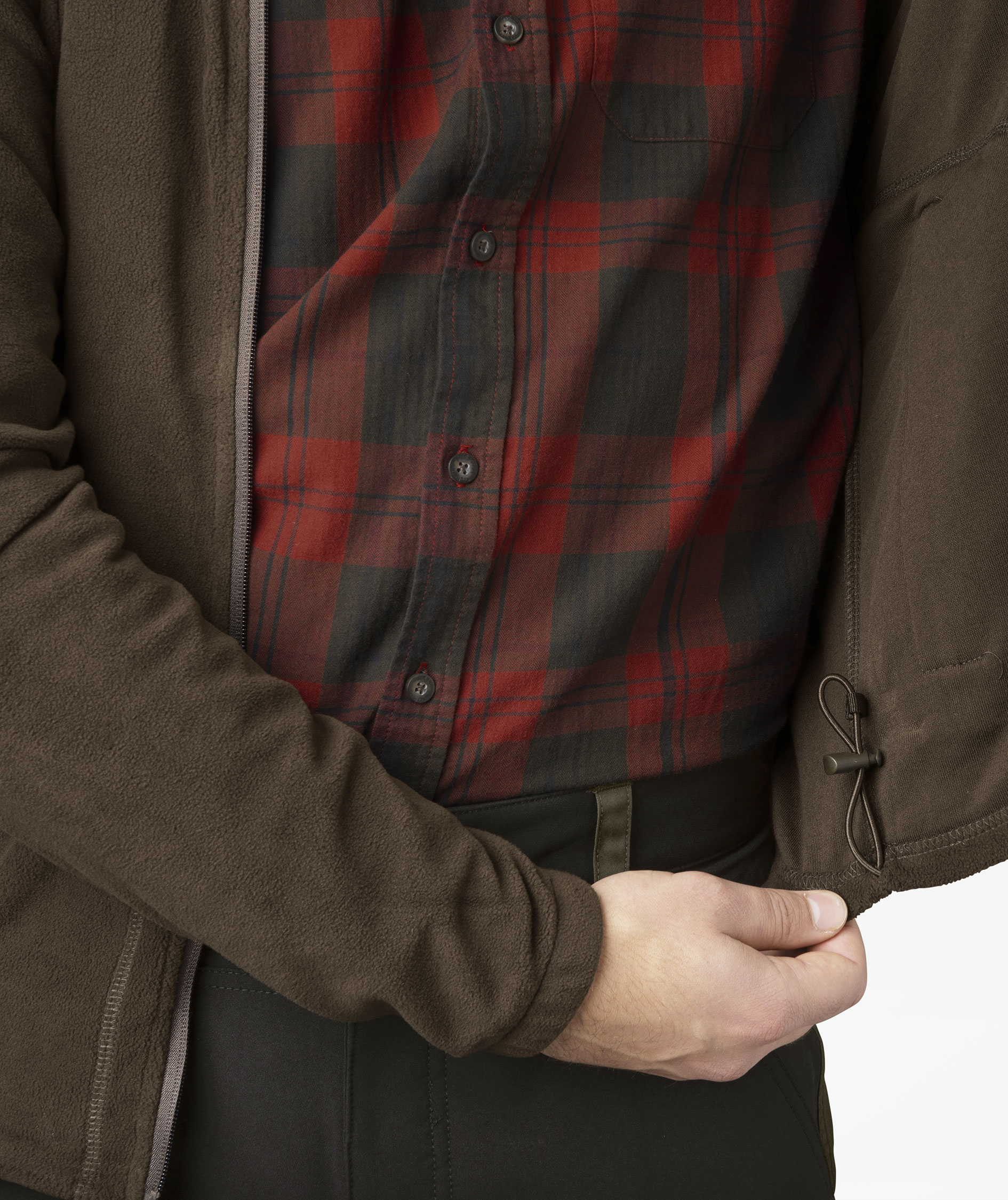 Seeland Benjamin Fleecejacke, Dark brown, large image number 5