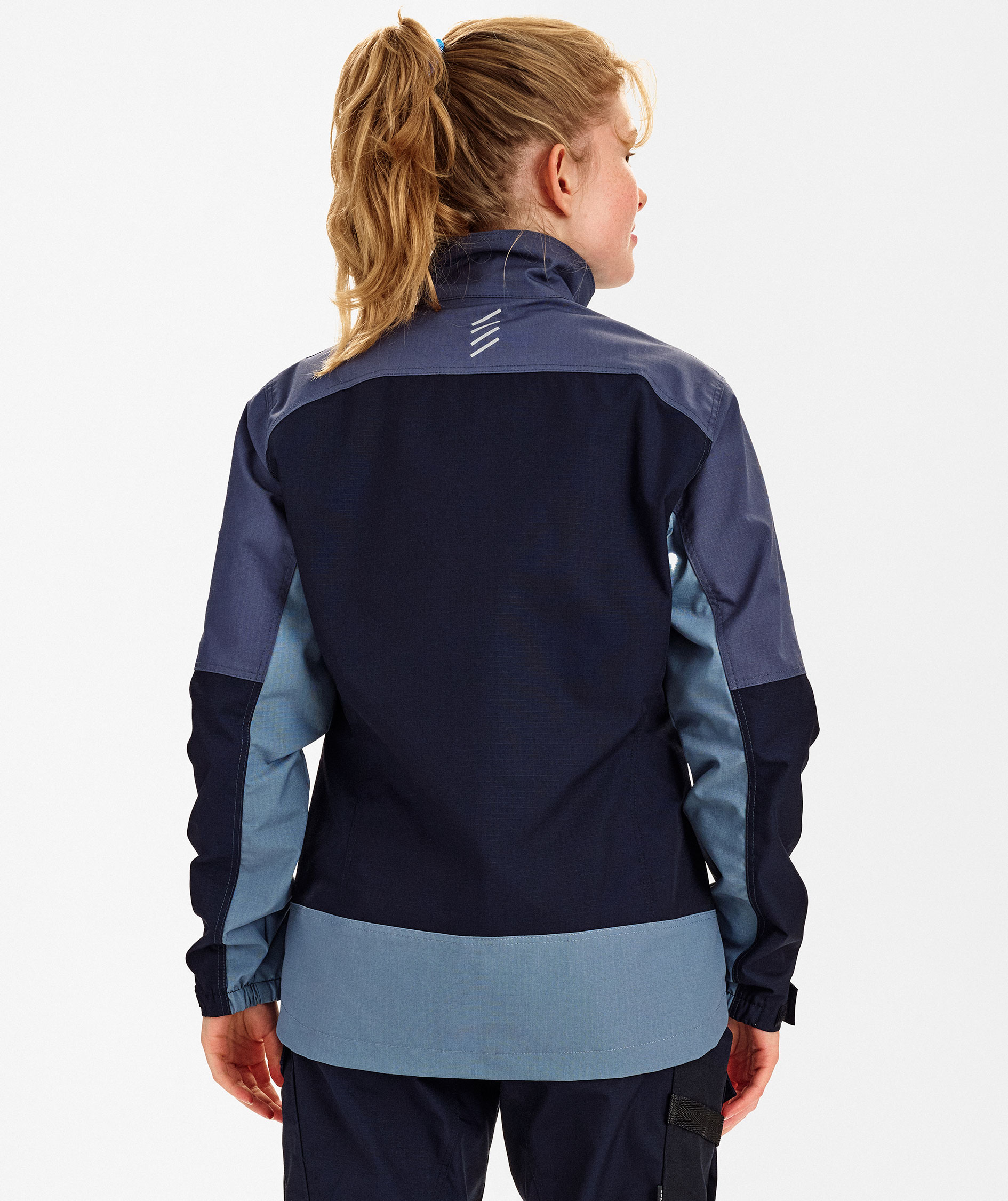 Engel Entire arbetsjacka dam, Deep Blue/Dark Sea, large image number 4