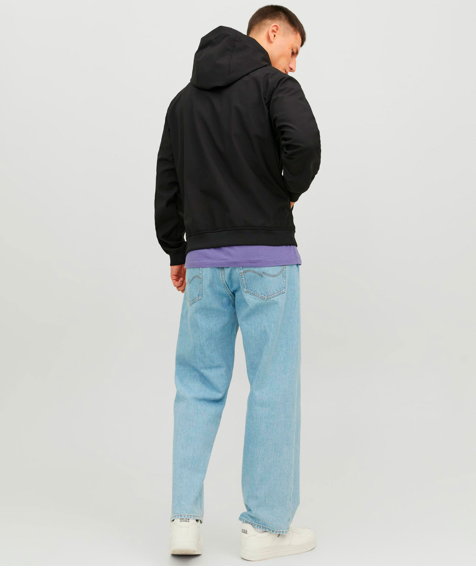 Jack & Jones JJEBASIC softshelljakke, Black, large image number 2