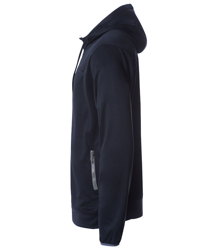 Clique Ottawa hoodie with full zipper, Dark Marine Blue, large image number 6