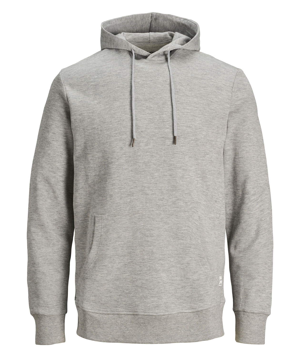 Jack & Jones JJEBASIC hettegenser, Light Grey Melange