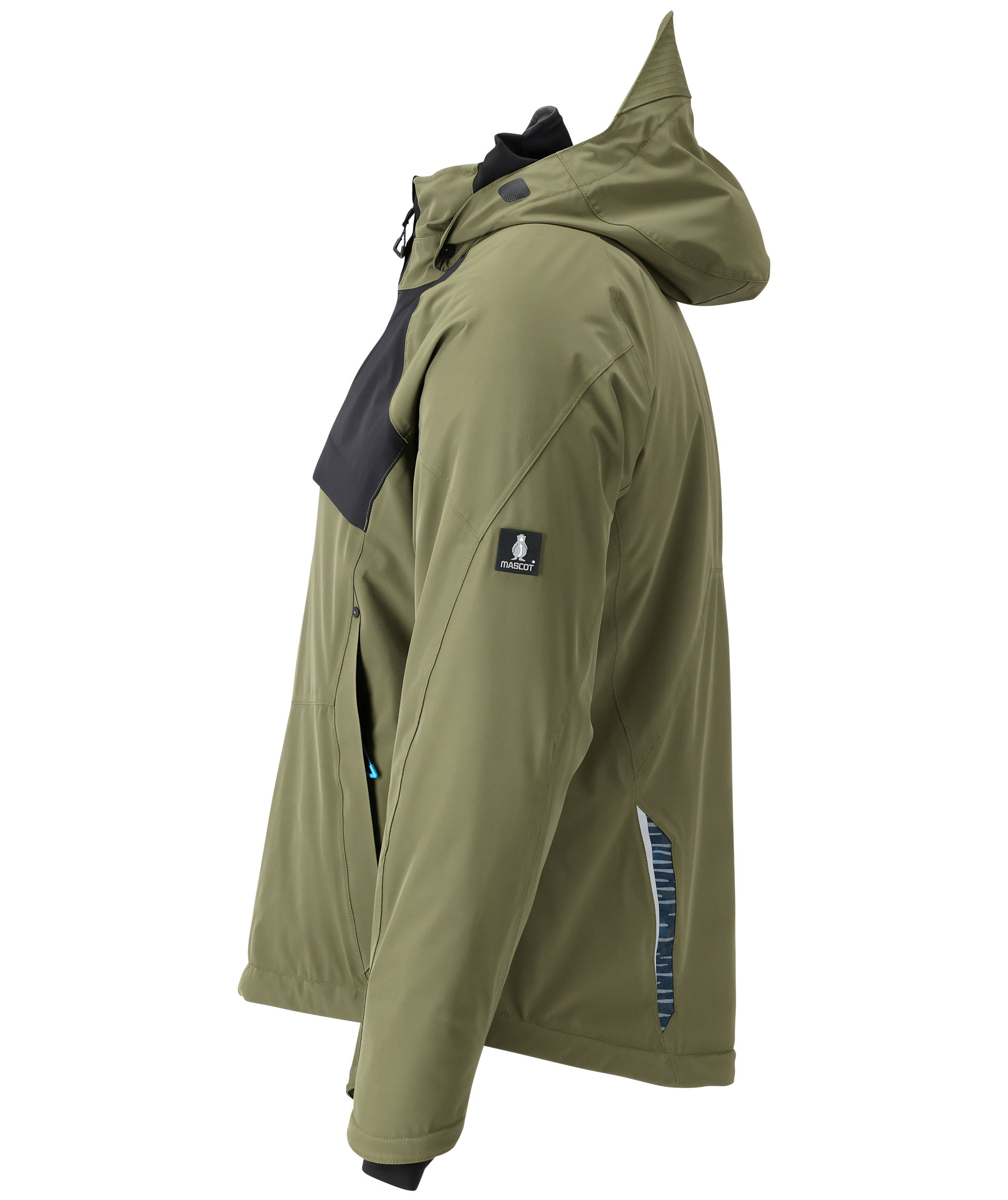 Mascot Advanced Climascot&reg; vinterjakke full stretch, Mosegr&oslash;nn/Svart, large image number 3