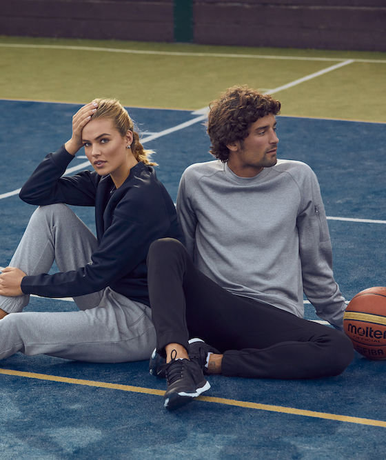 Clique Basic Active  Sweatshirt, Grau Meliert, large image number 3