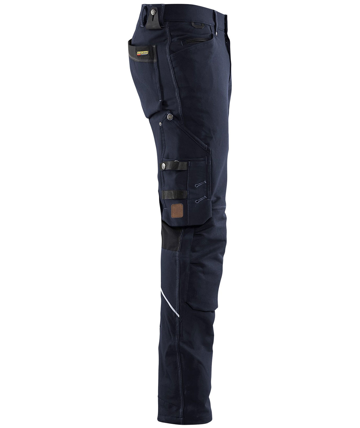 Bl&aring;kl&auml;der X1900 work trousers full stretch, Dark Marine/Black, large image number 3