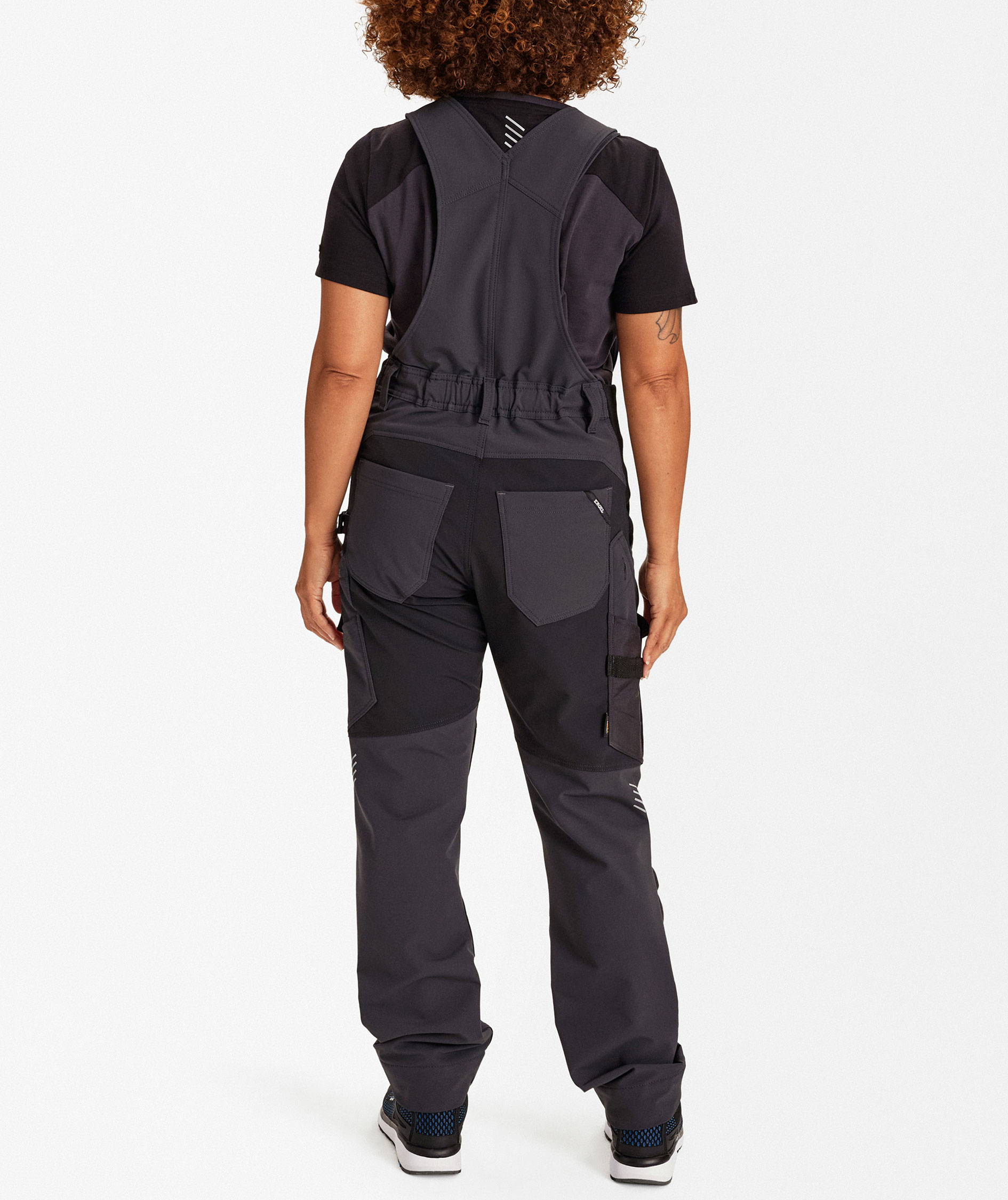 Engel Entire h&auml;ngselbyxa full stretch dam, Anthracite Grey/Black, large image number 3