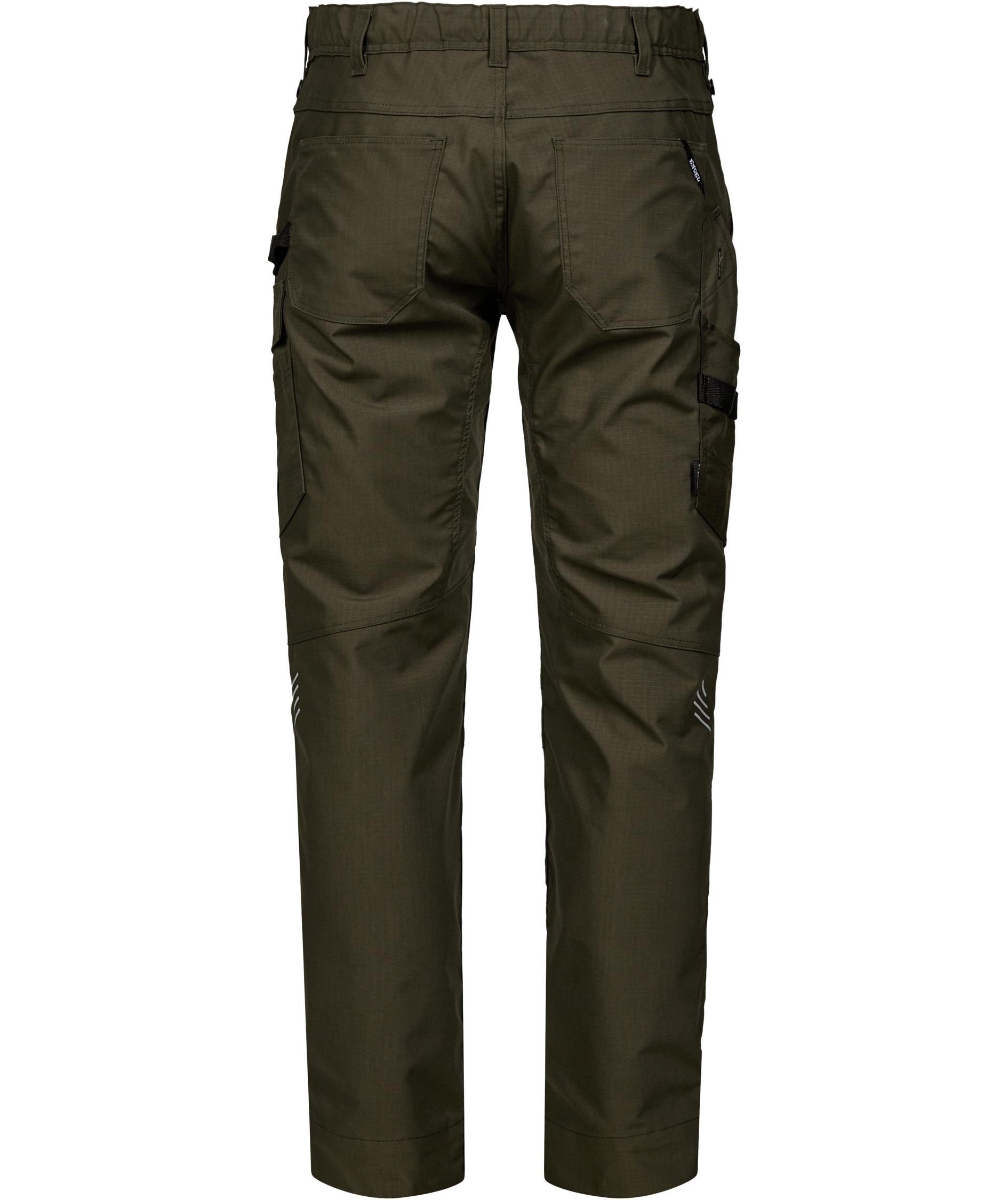 Engel Entire arbetsbyxa, Forest green, large image number 3