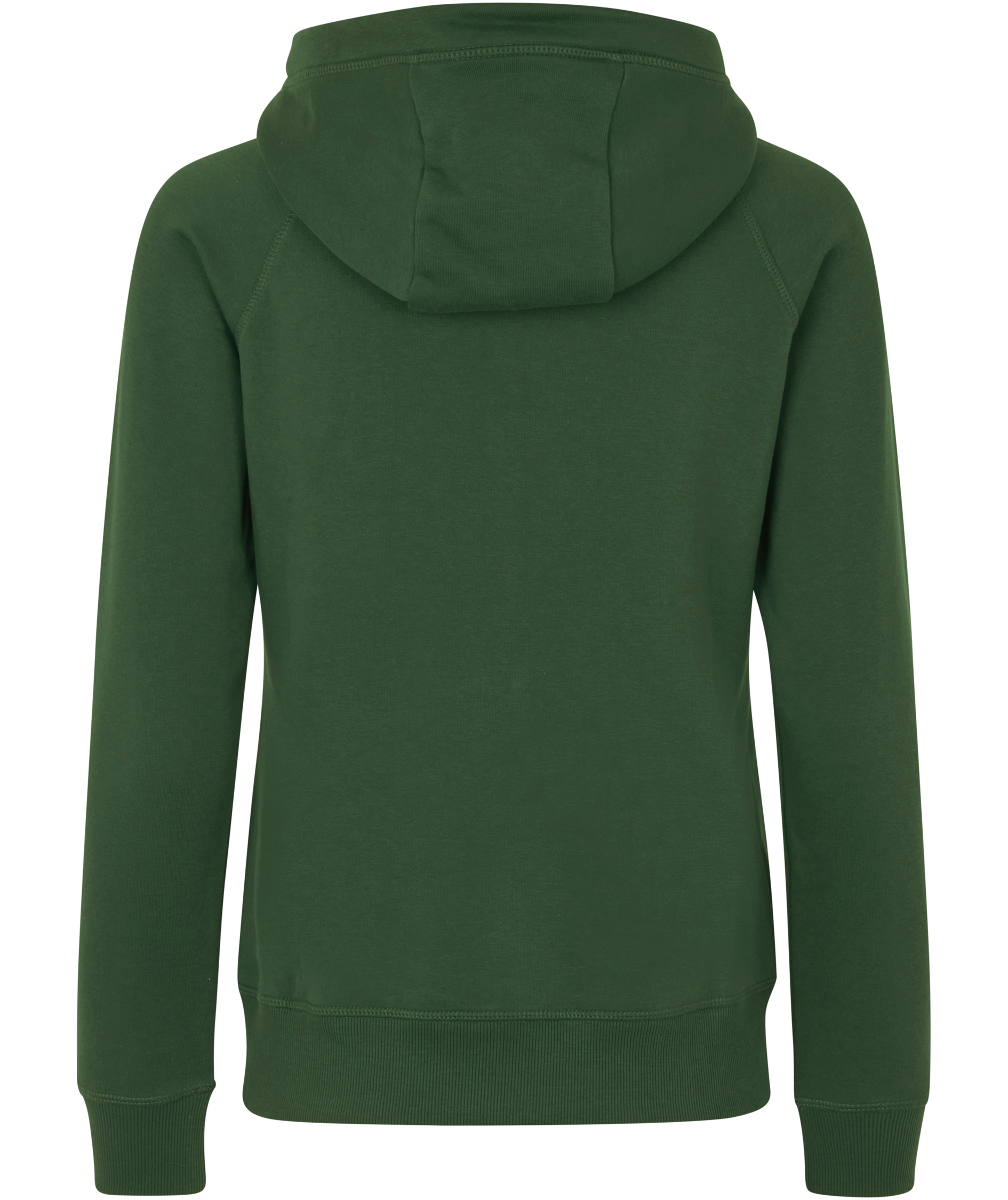ID Core Damen Hoodie mit Rei&szlig;verschluss, Flaschengr&uuml;n