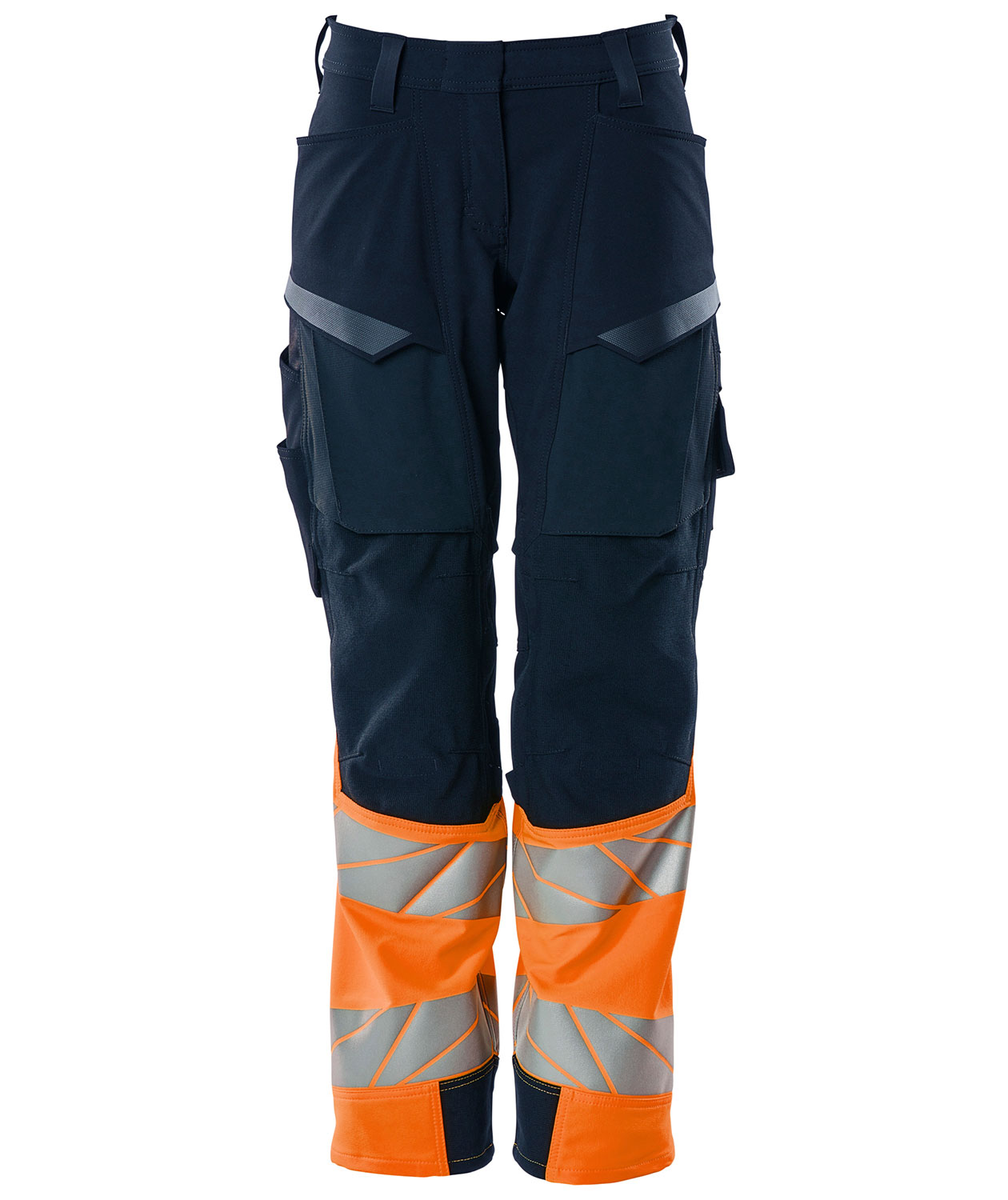 M&ouml;rk Marinbl&aring;/Varsel Orange