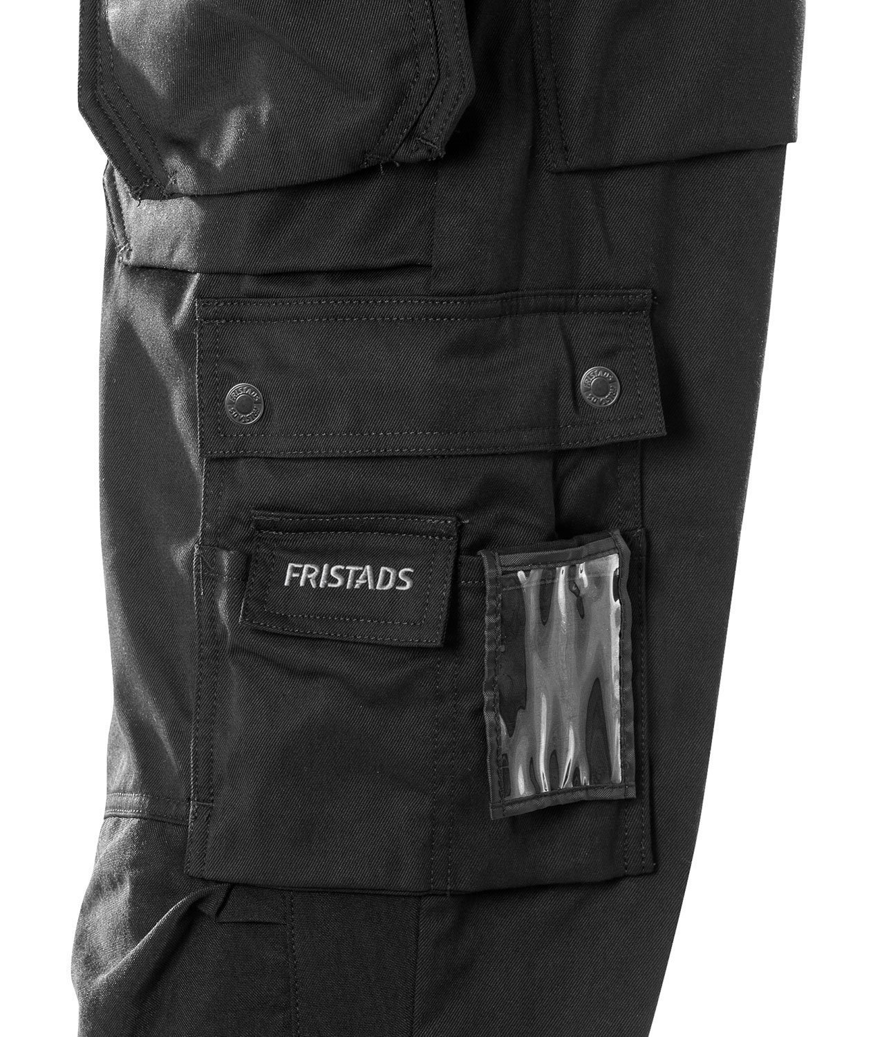 Fristads h&aring;ndv&aelig;rkerbukser 241, Sort, large image number 3