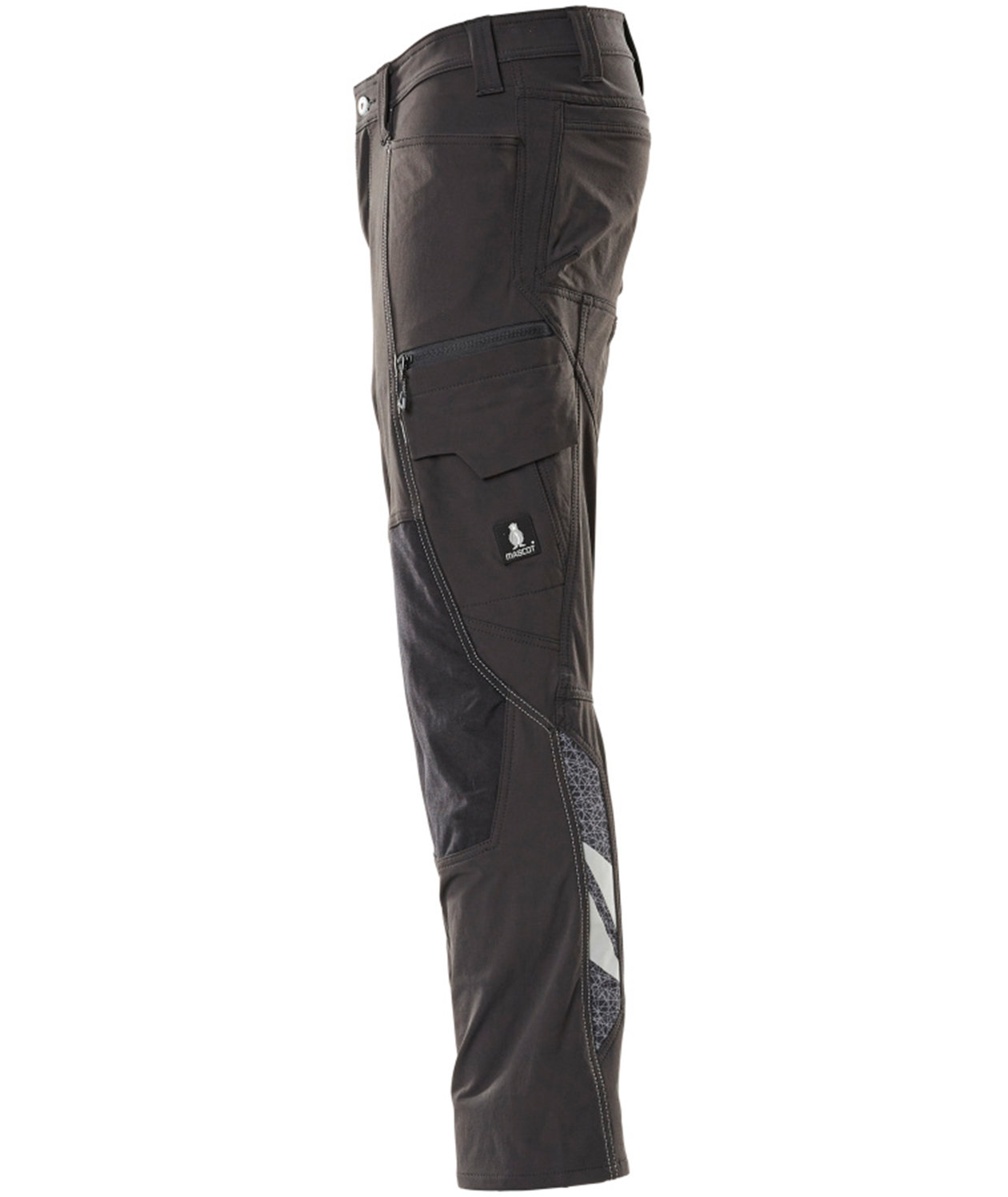 Mascot Accelerate arbejdsbukser Full stretch, Sort, large image number 3