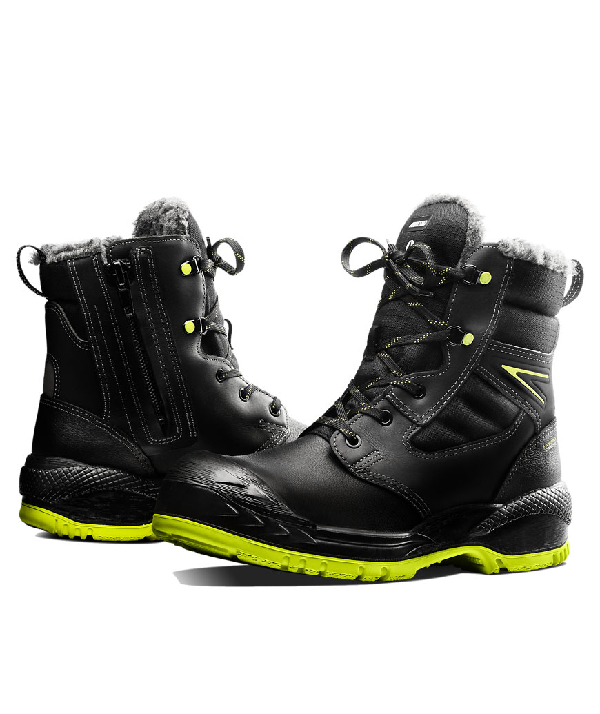 Arbesko 969 vinter vernest&oslash;vler S3, Svart/Lime