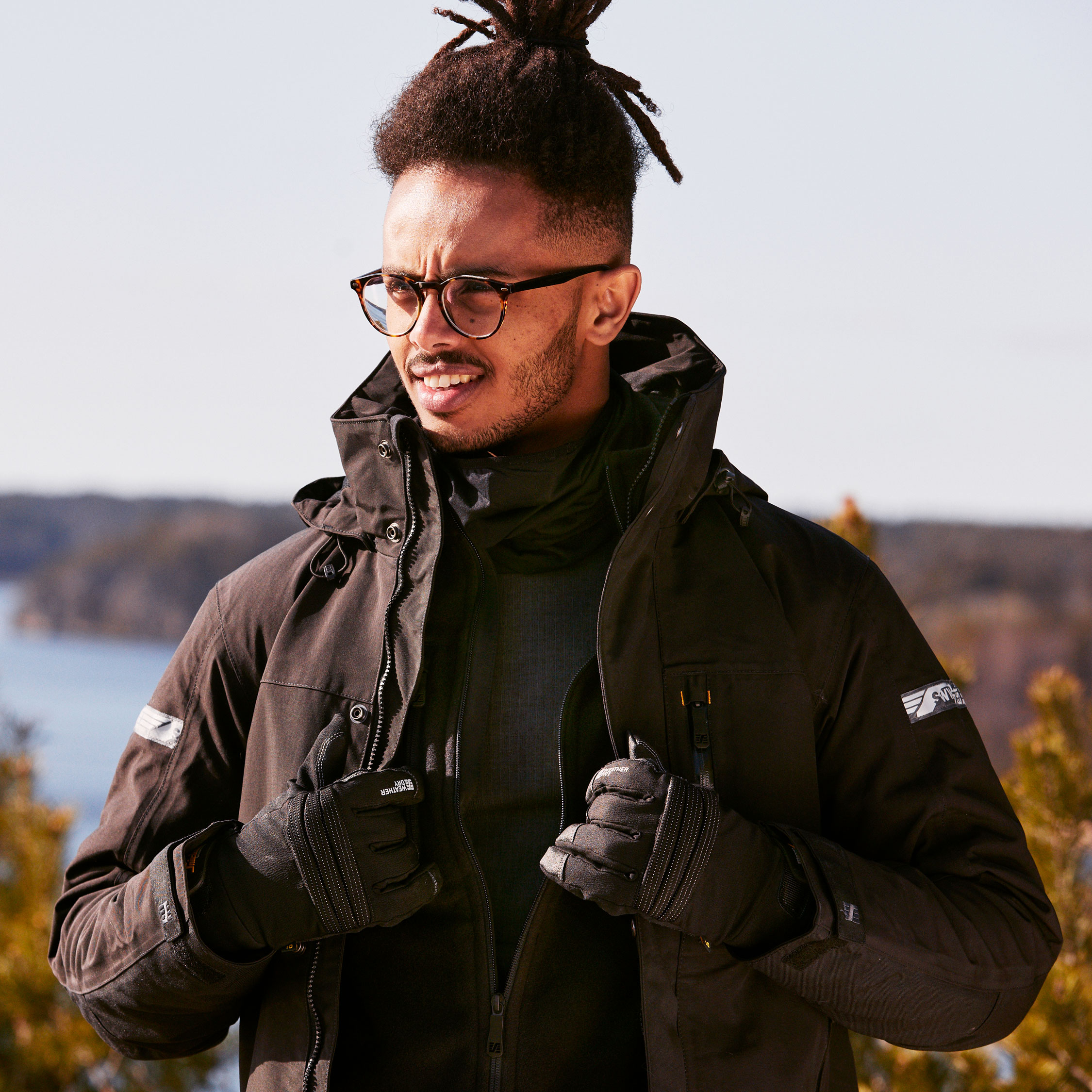 Snickers AllroundWork 37.5&reg; waterproof vinterjacket 1102, Black