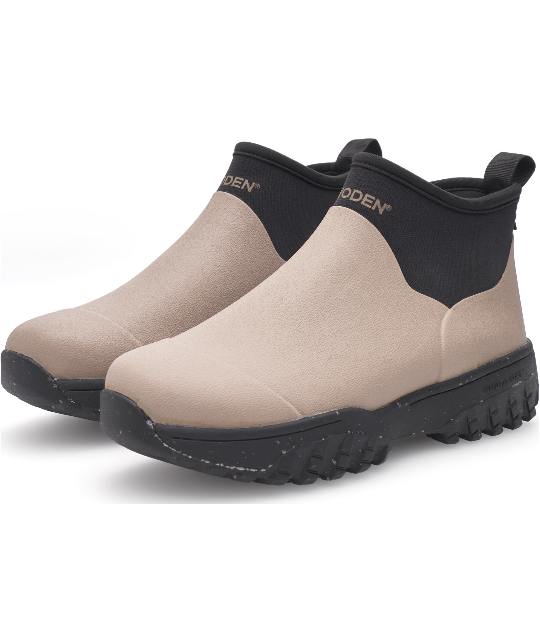 Woden Irene women's rubber boots, Taupe