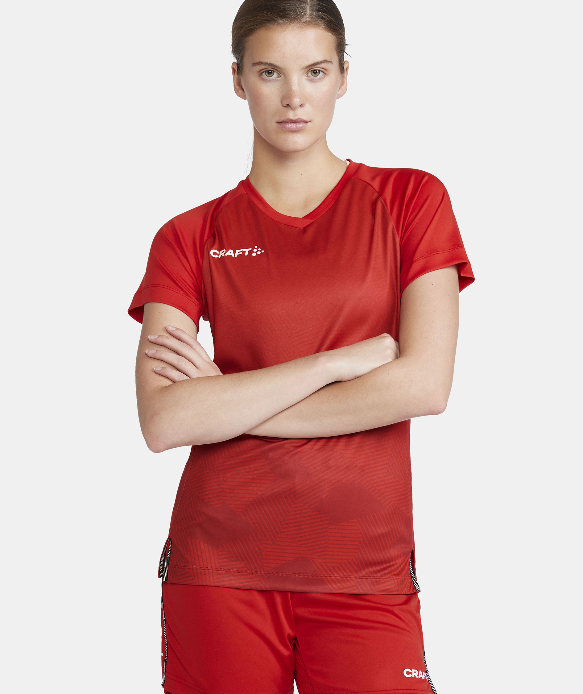 Craft Premier Fade Jersey T-shirt dam, Bright red, large image number 5