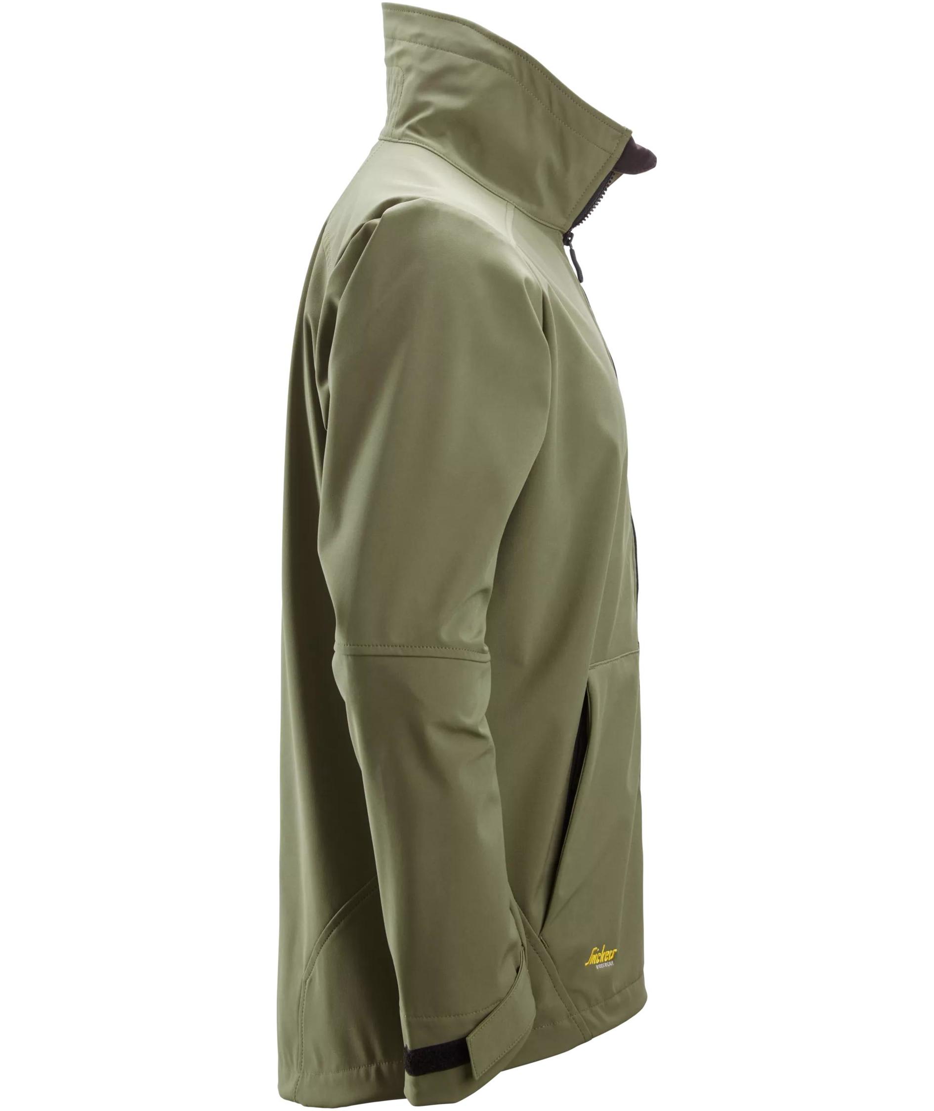 Snickers AllroundWork softshelljakke 1205, Khaki Green, large image number 2
